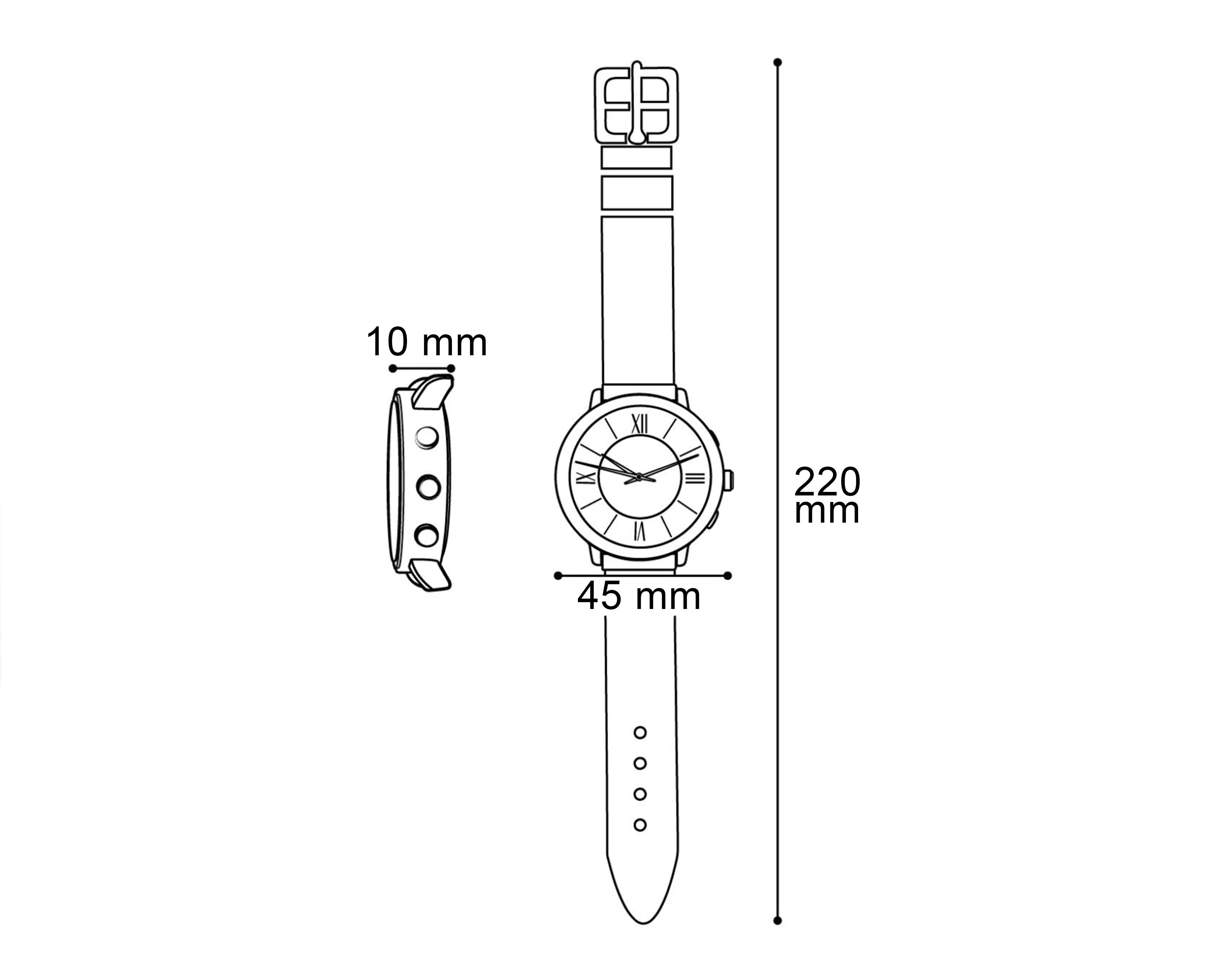 Foto 9 | Reloj para Hombre Thinner TNR-B12-24 con 1 Accesorio