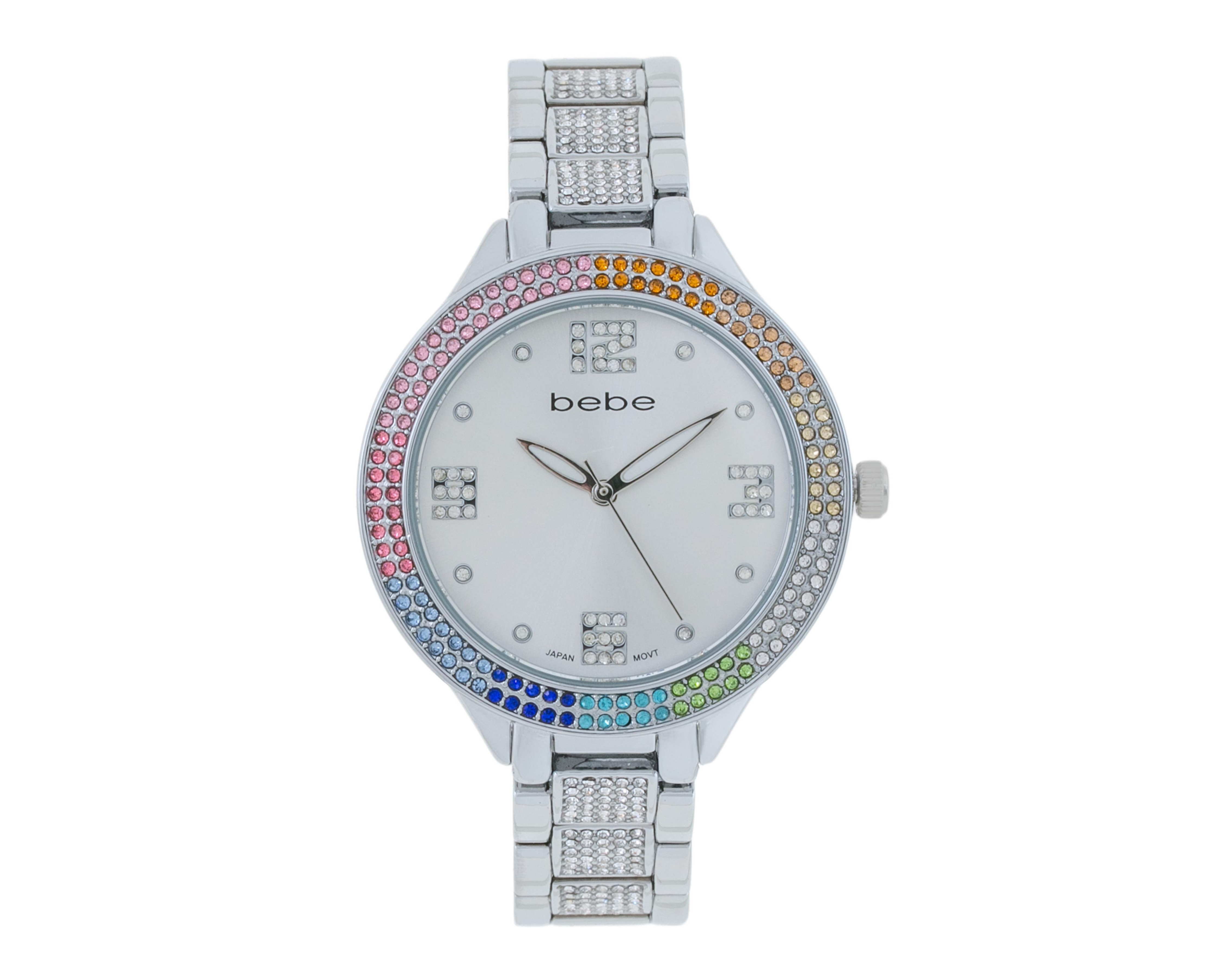Foto 2 pulgar | Reloj para Mujer Bebe Plateado BB-15821-24