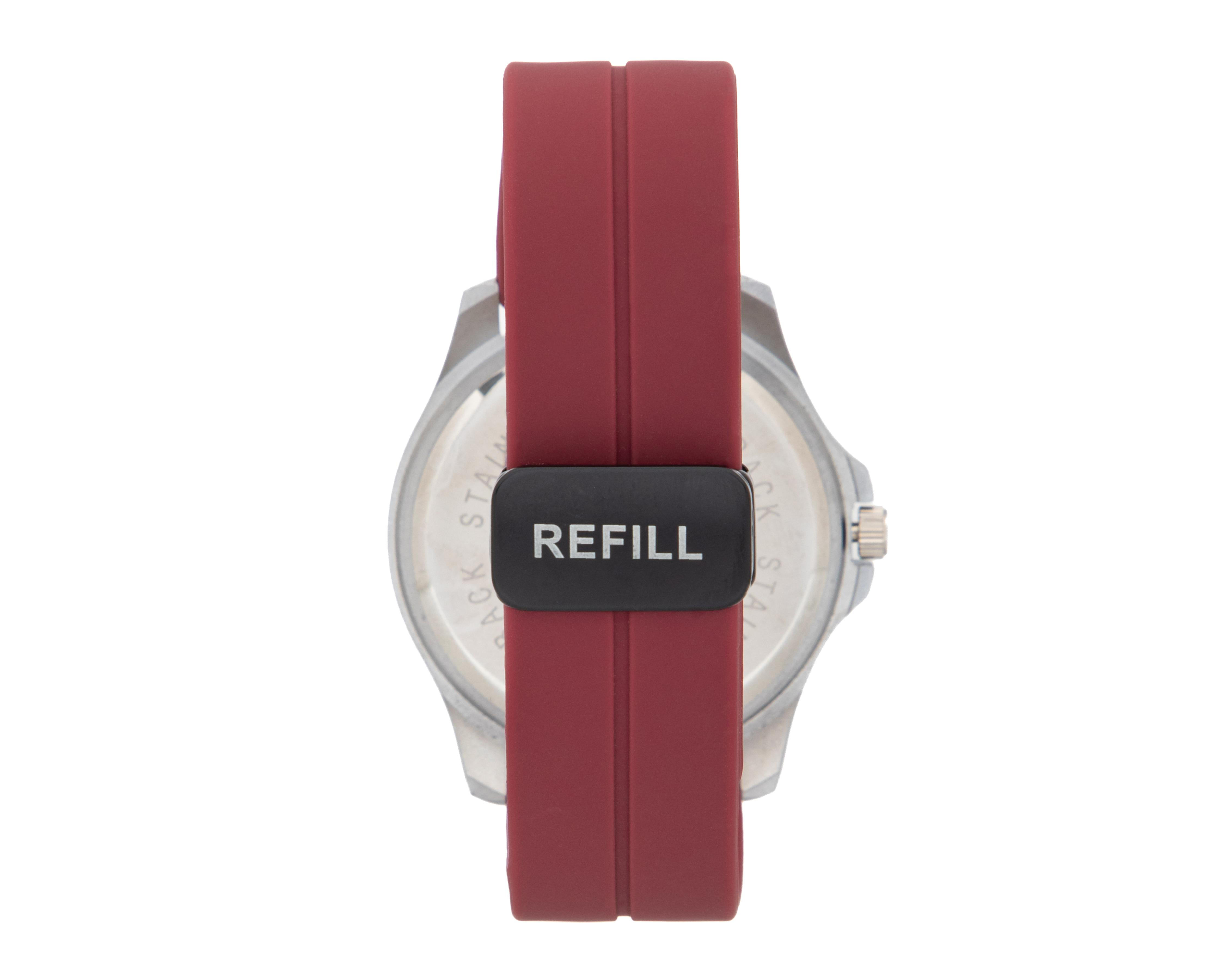 Foto 4 pulgar | Reloj para Hombre Refill Rojo RFL-C-M18-24