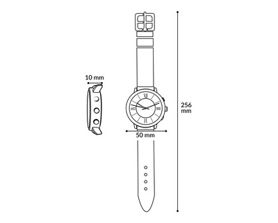 Foto 7 | Reloj para Hombre Refill Rojo RFL-C-M18-24