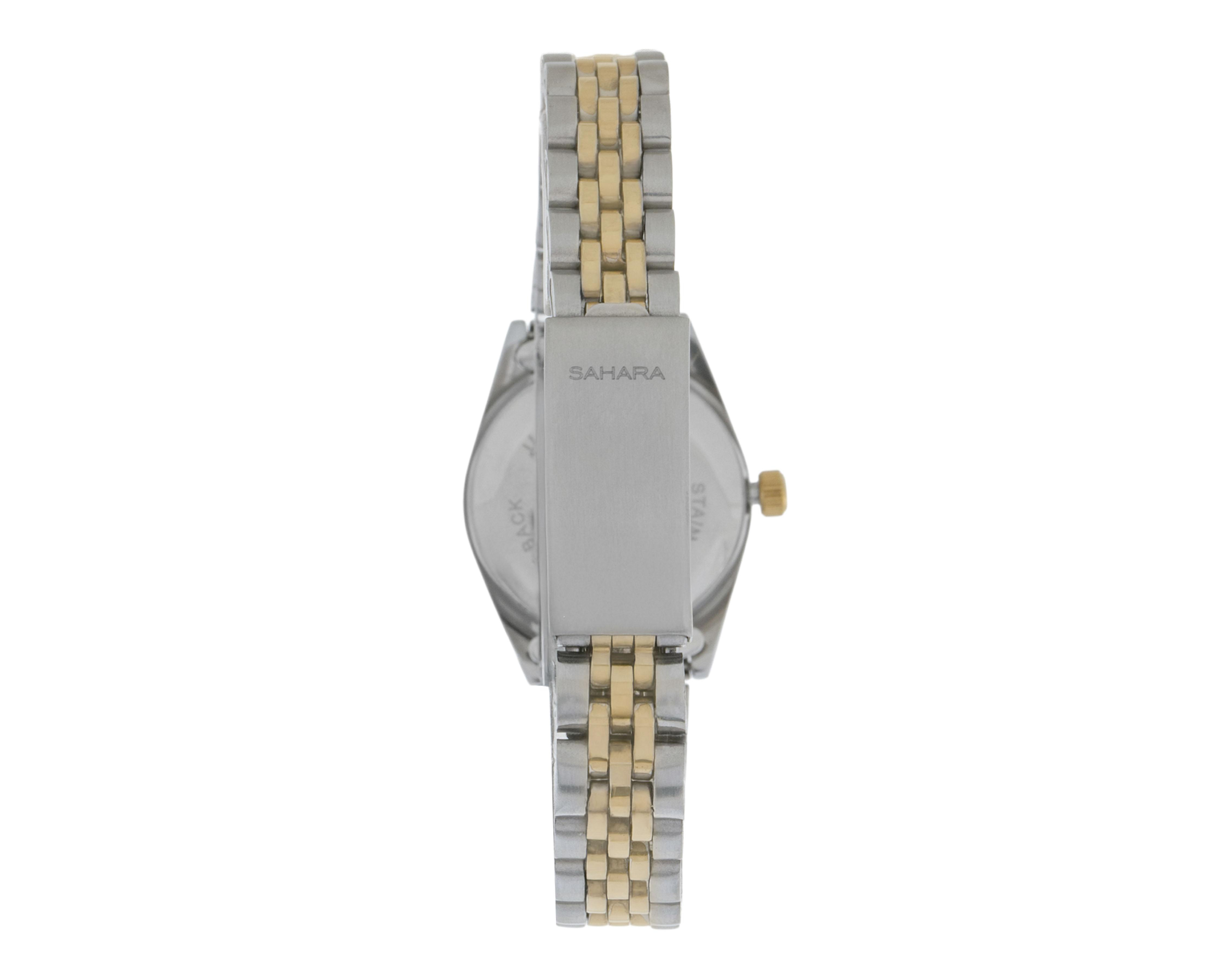 Foto 4 pulgar | Reloj para Mujer Sahara Plateado SHR-6025-24