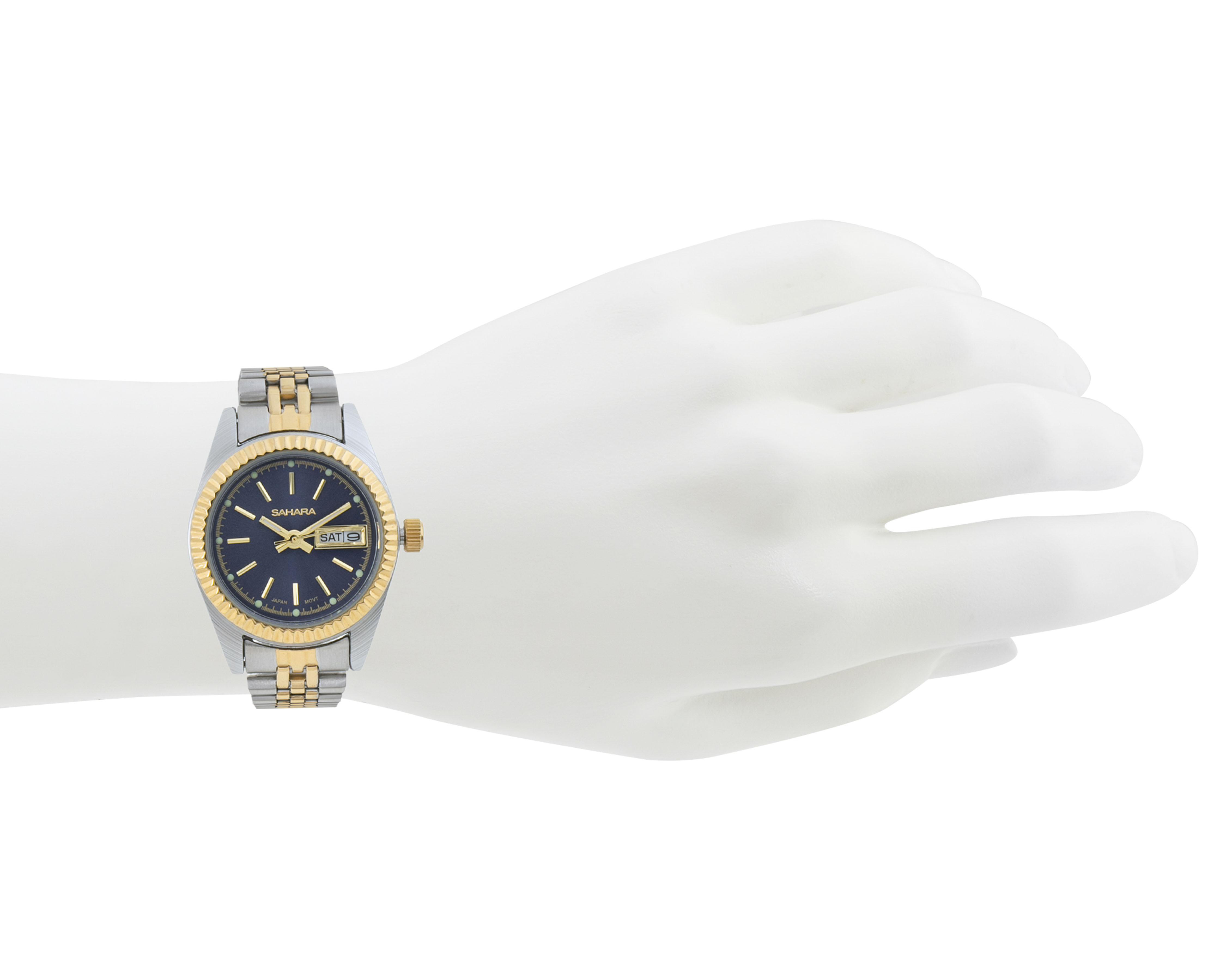 Foto 5 pulgar | Reloj para Mujer Sahara Plateado SHR-6025-24