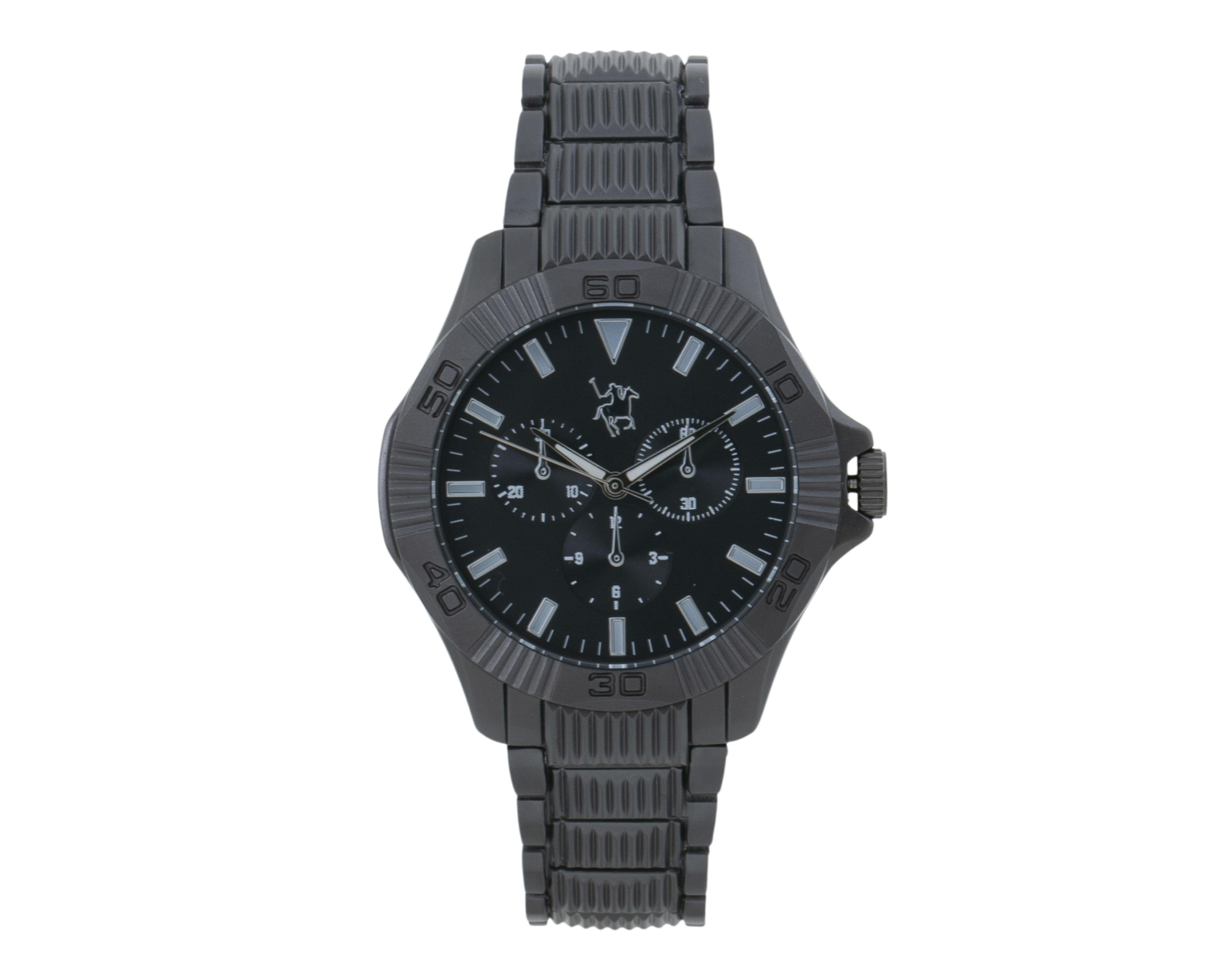 Foto 2 pulgar | Reloj para Hombre York Team Polo Club Negro YTPC-MXDM0-BLACK-24