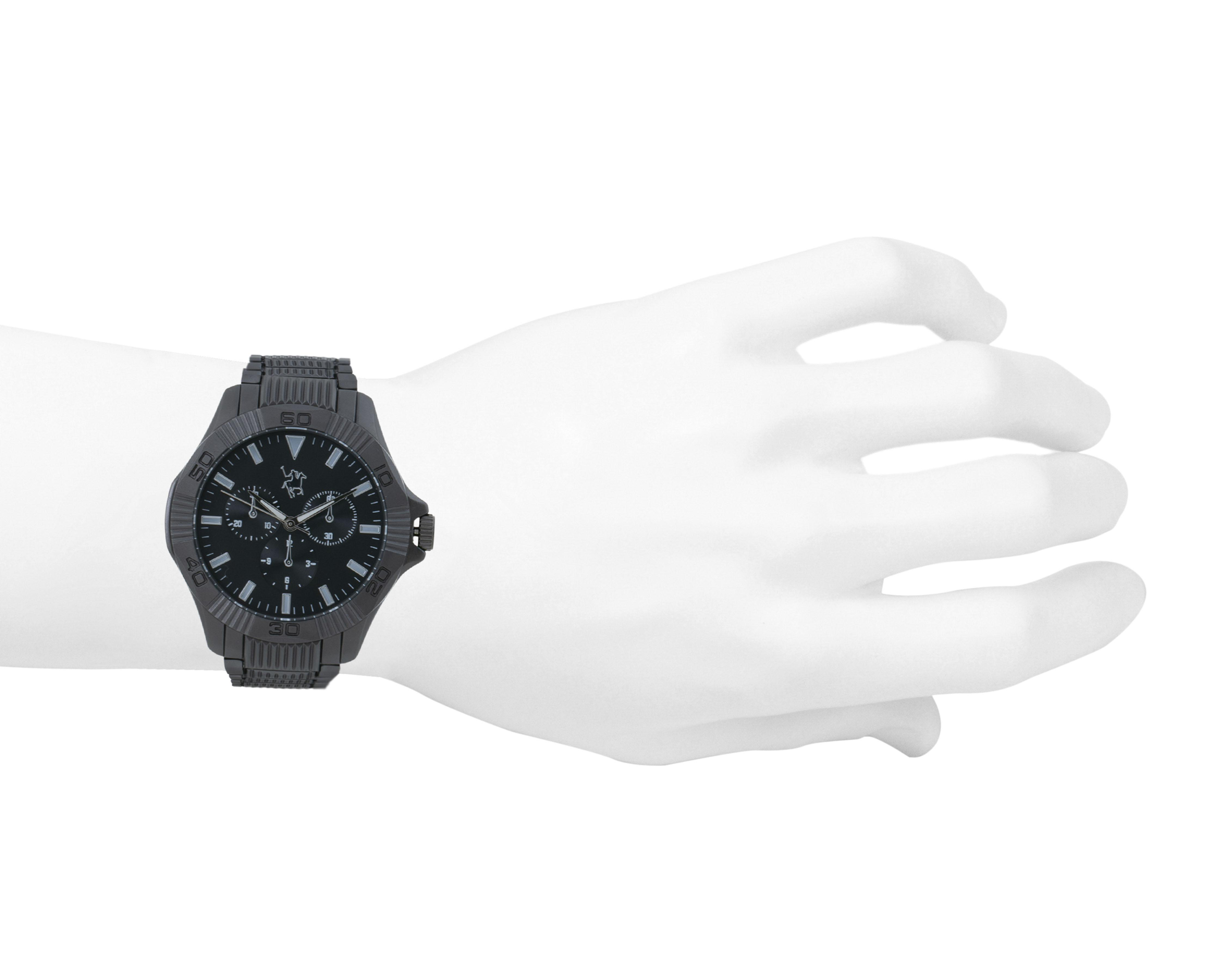 Foto 6 pulgar | Reloj para Hombre York Team Polo Club Negro YTPC-MXDM0-BLACK-24