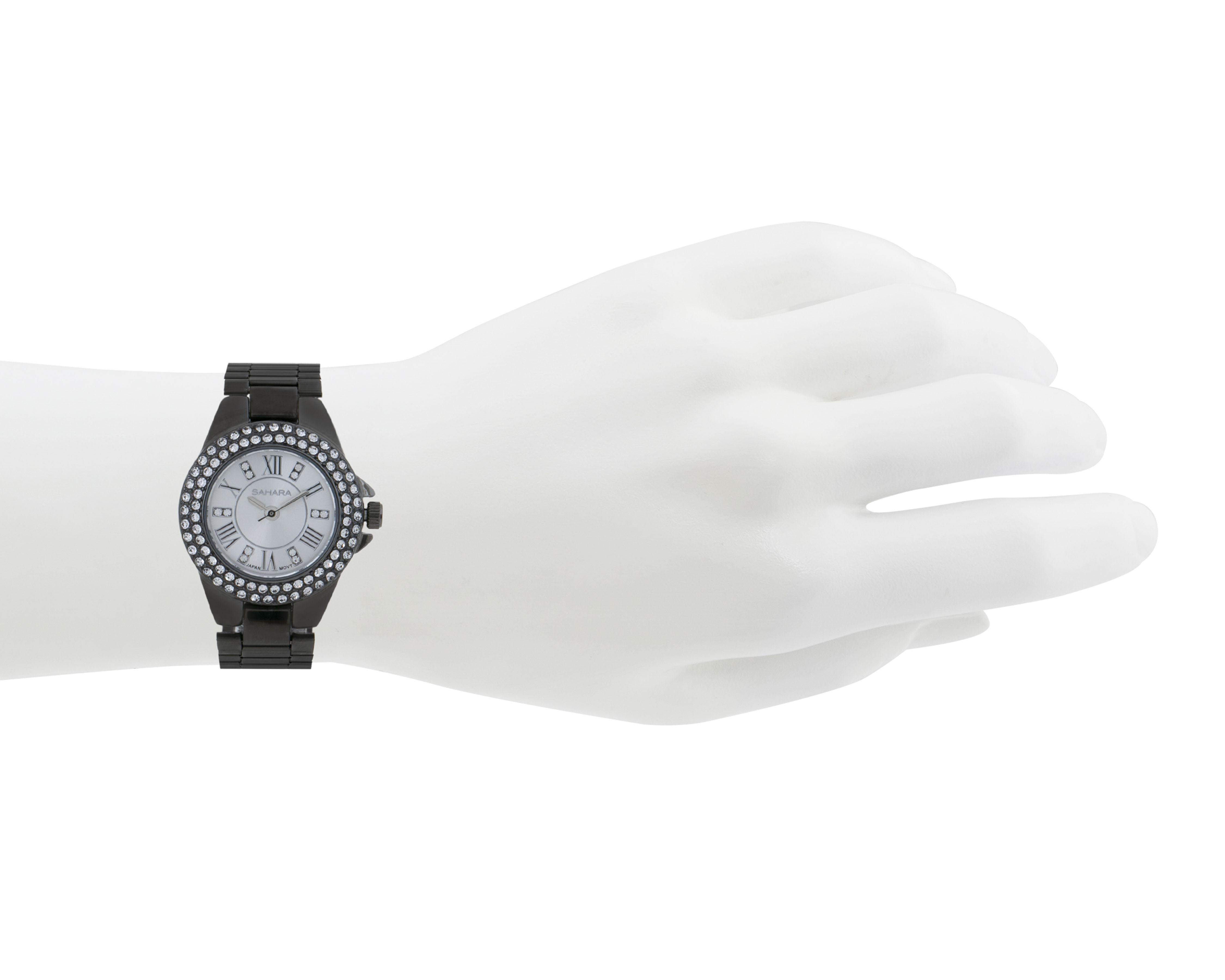 Foto 5 pulgar | Reloj para Mujer Sahara Gris SHR-9374-24