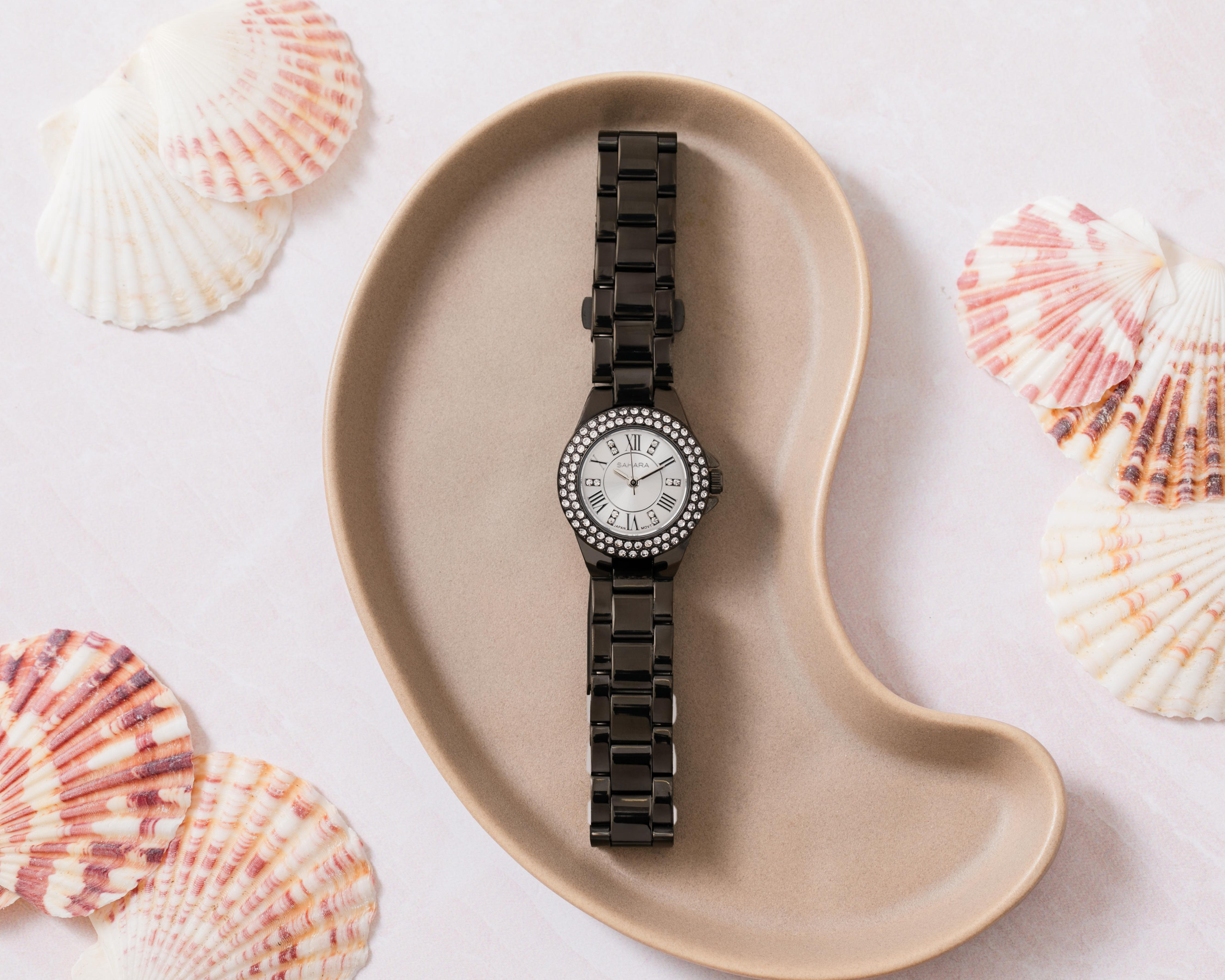 Foto 5 | Reloj para Mujer Sahara Gris SHR-9374-24