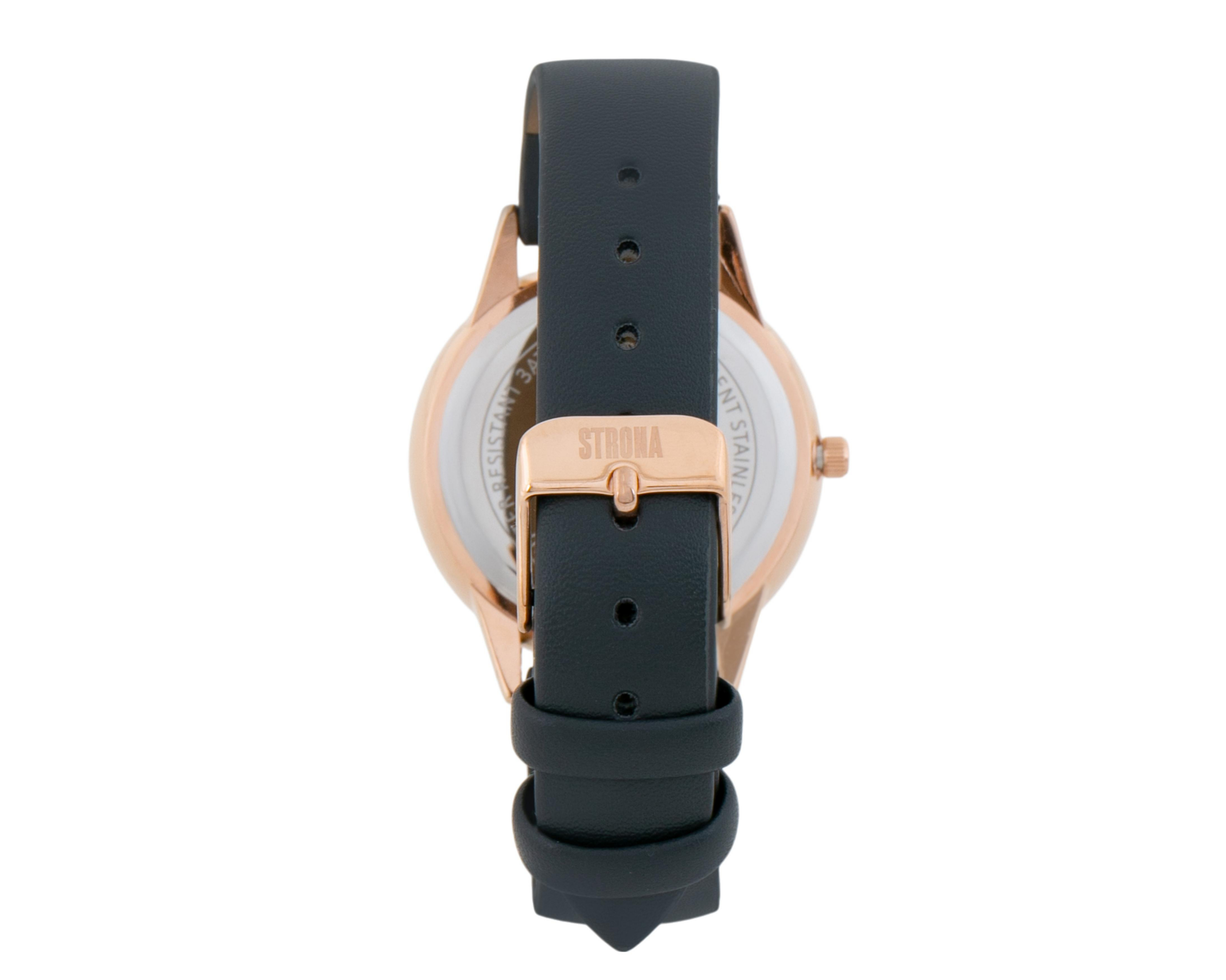 Foto 3 | Reloj para Mujer Strona Negro STN-15433-Black-24