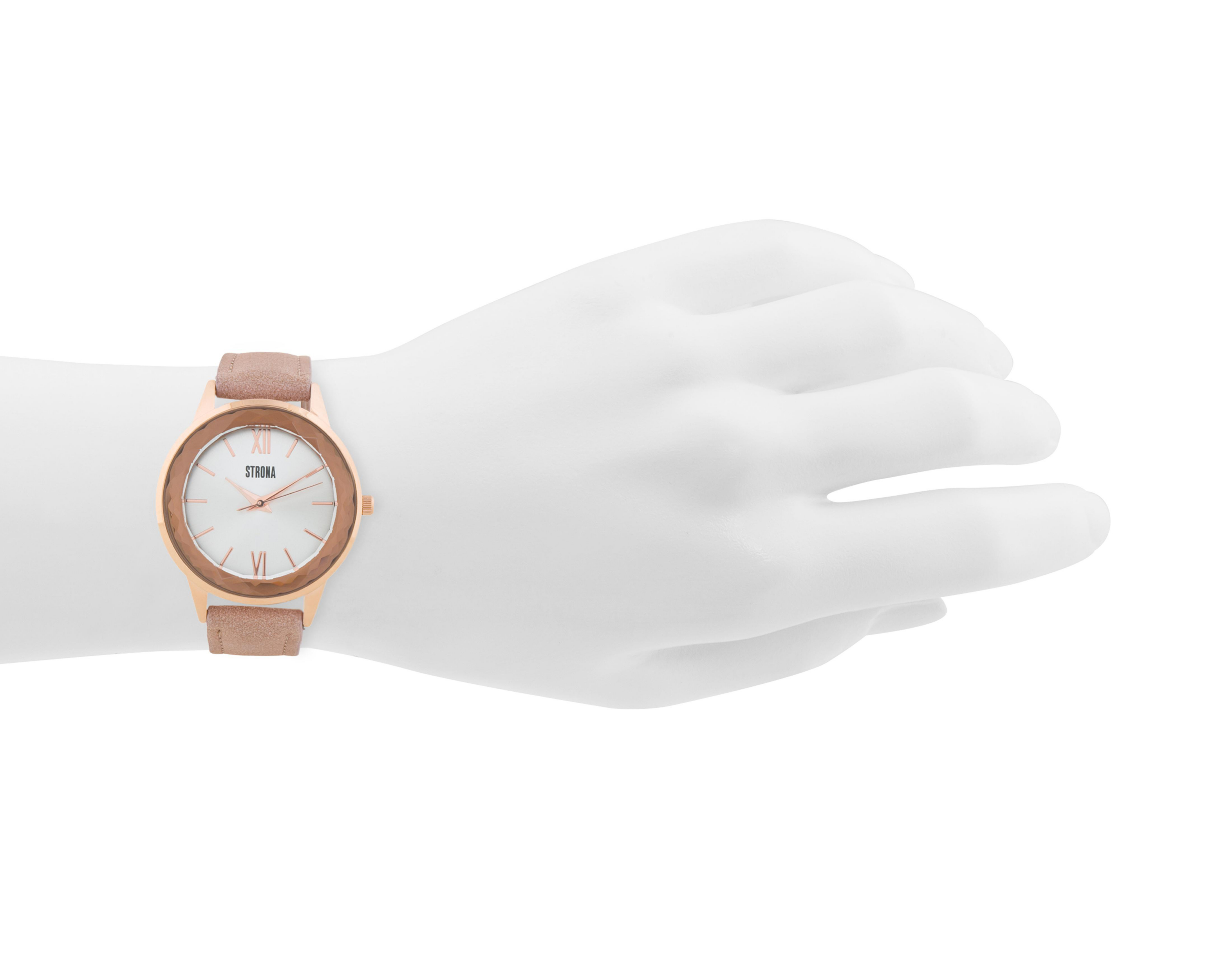 Foto 5 pulgar | Reloj para Mujer Strona STN-15433-PINK-24 Rosa