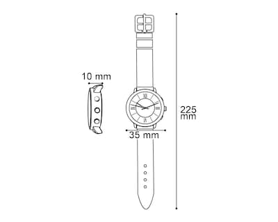Foto 5 | Reloj para Mujer Strona STN-15433-PINK-24 Rosa