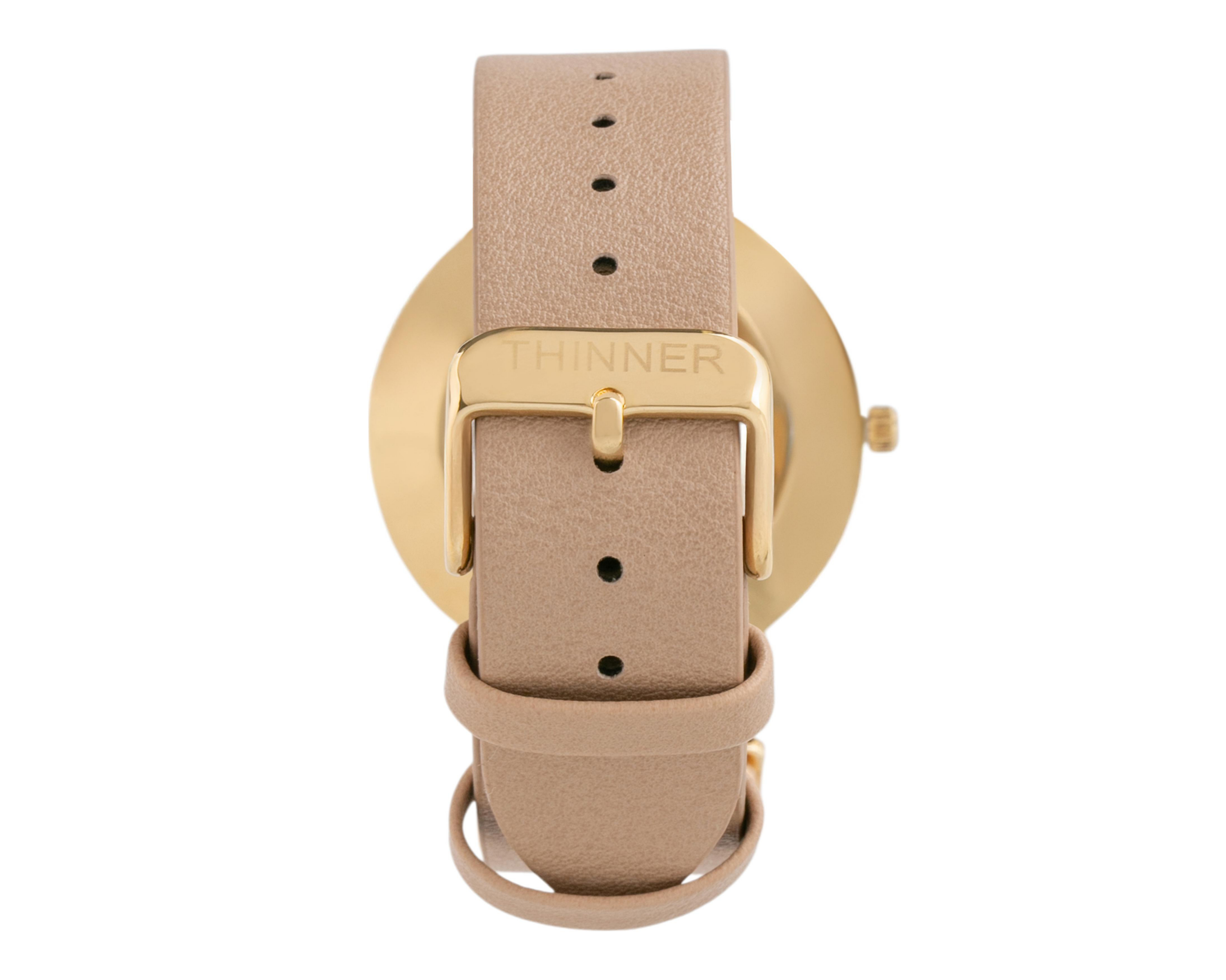 Foto 4 pulgar | Reloj para Mujer Thinner Beige TNR-15830-24