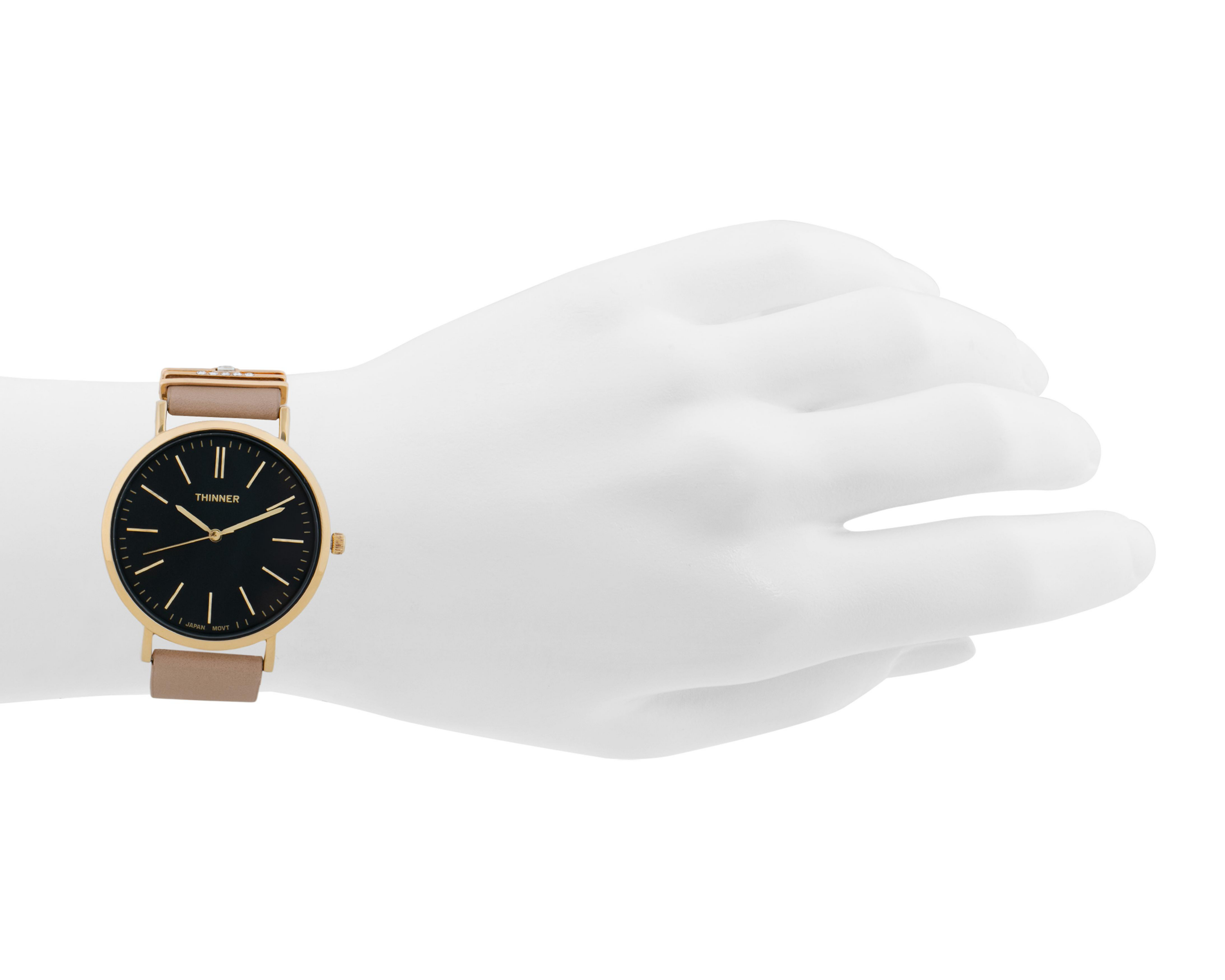 Foto 5 pulgar | Reloj para Mujer Thinner Beige TNR-15830-24