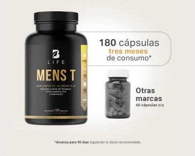 Foto 4 | Suplemento Alimenticio B Life Mens T Fenogreco 180 Cápsulas