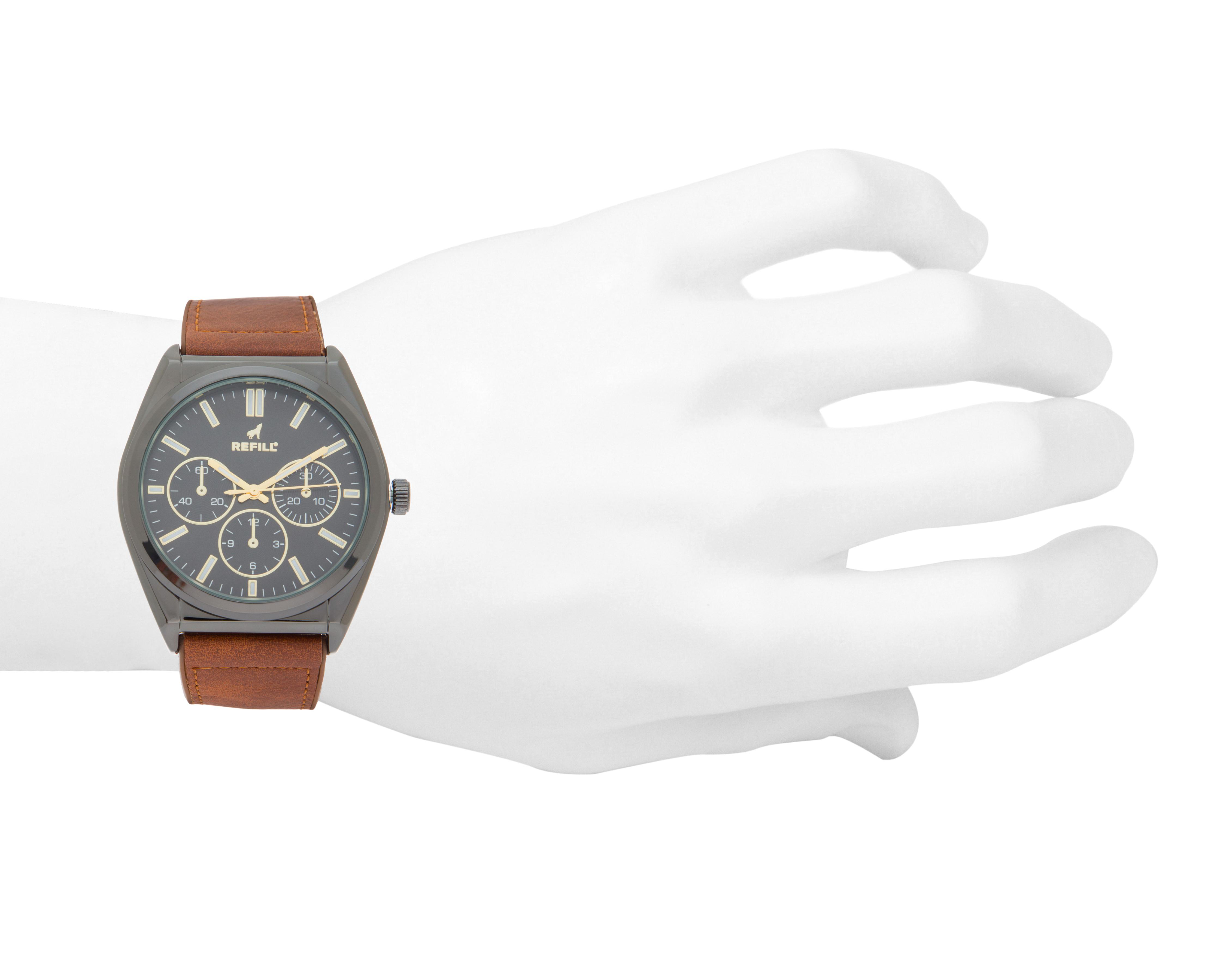 Foto 5 pulgar | Reloj Refill para Hombre RFL-FM01-24 Café