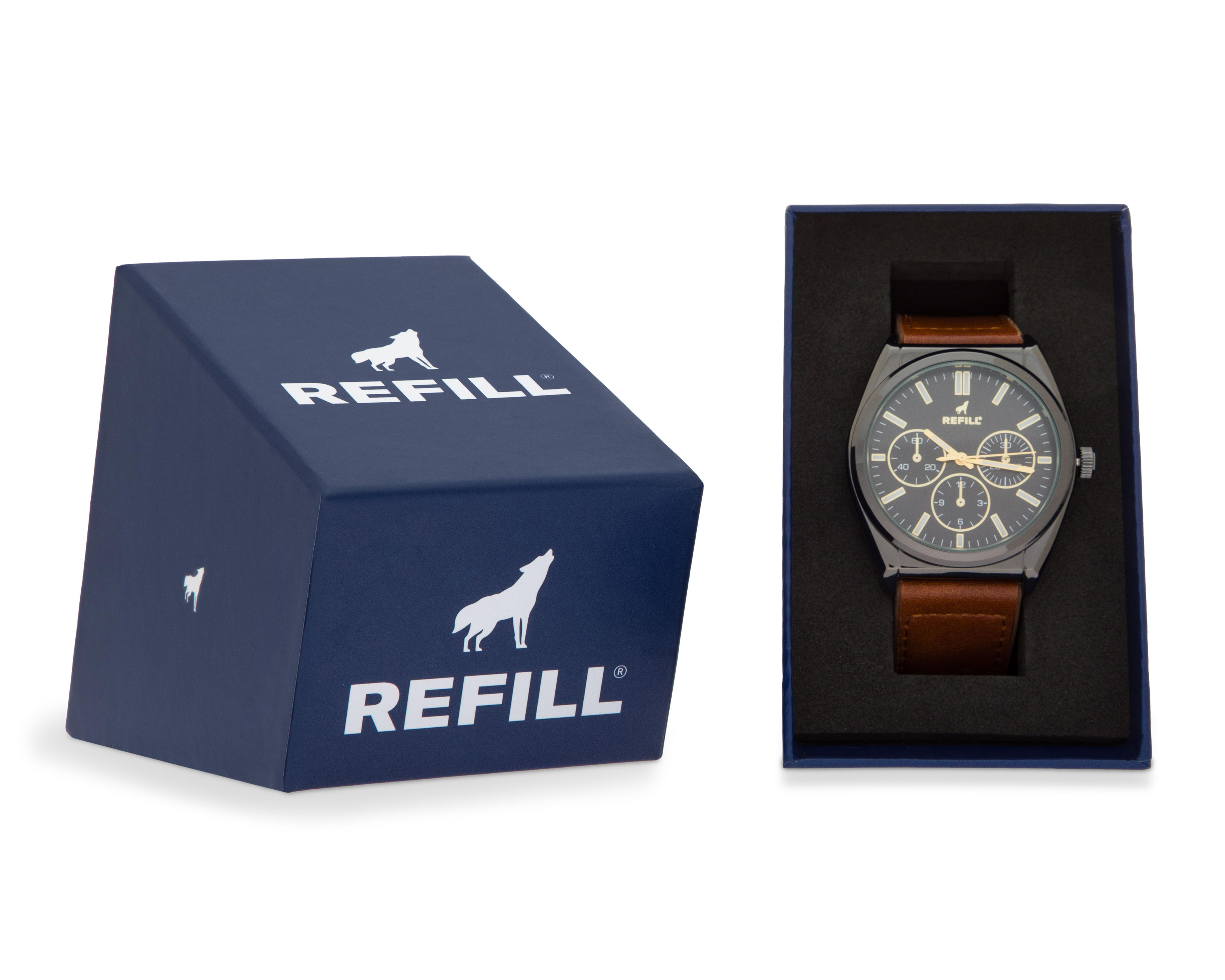 Foto 6 pulgar | Reloj Refill para Hombre RFL-FM01-24 Café