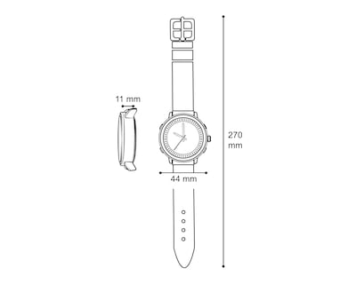 Foto 7 | Reloj Refill para Hombre RFL-FM01-24 Café
