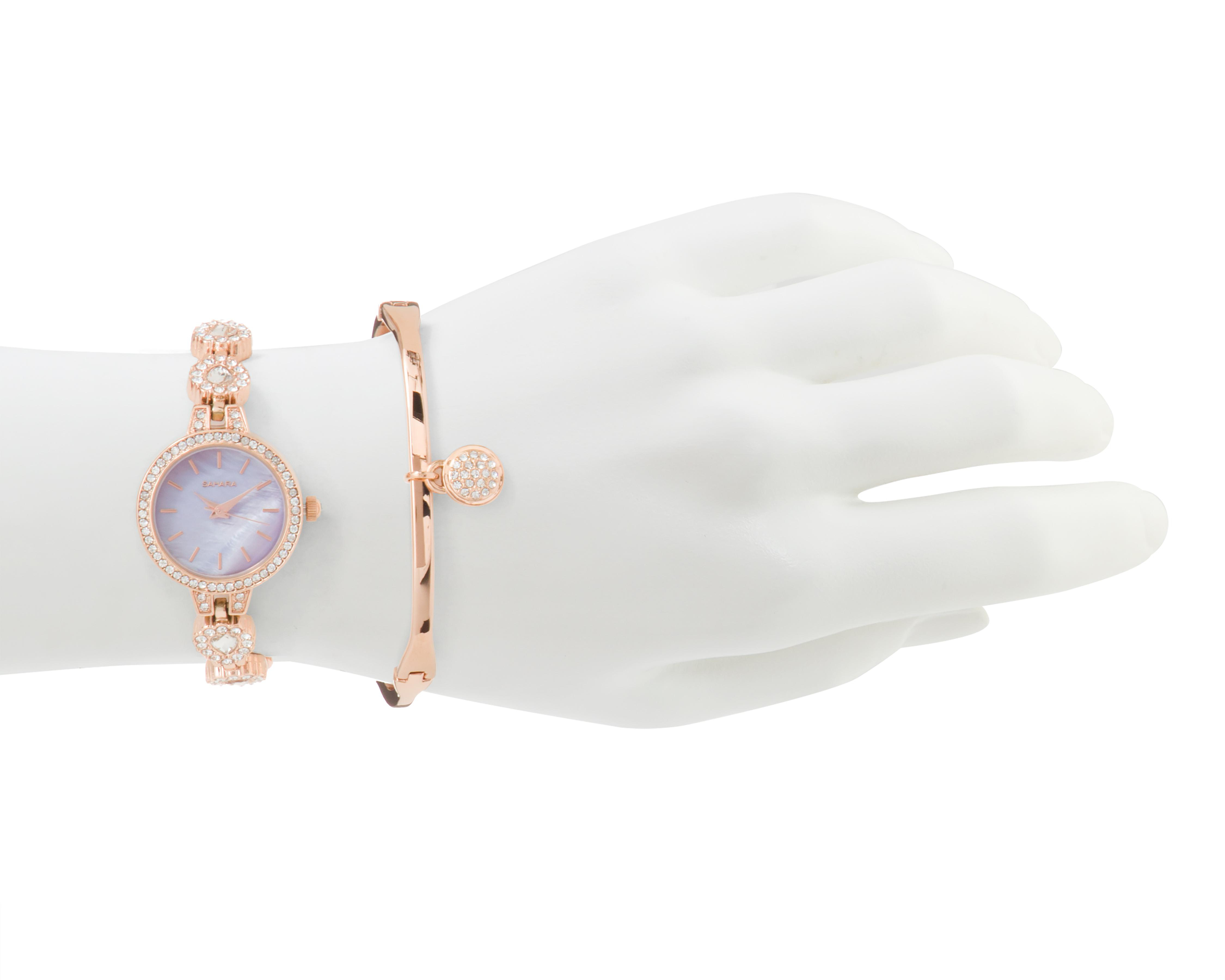 Foto 6 | Reloj Sahara para Mujer SHR-FMD-PURPLE-24 con 1 Accesorio