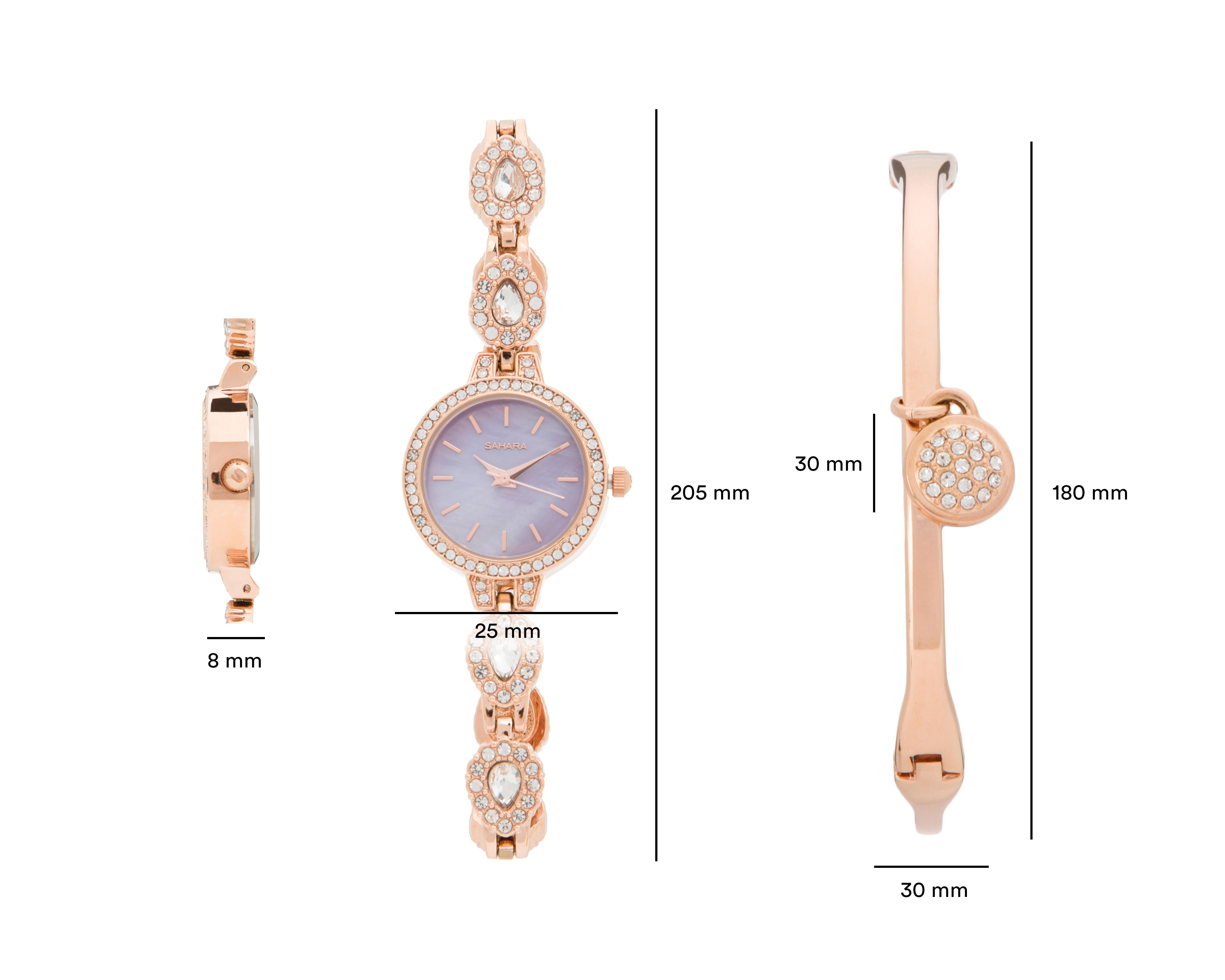 Foto 9 | Reloj Sahara para Mujer SHR-FMD-PURPLE-24 con 1 Accesorio