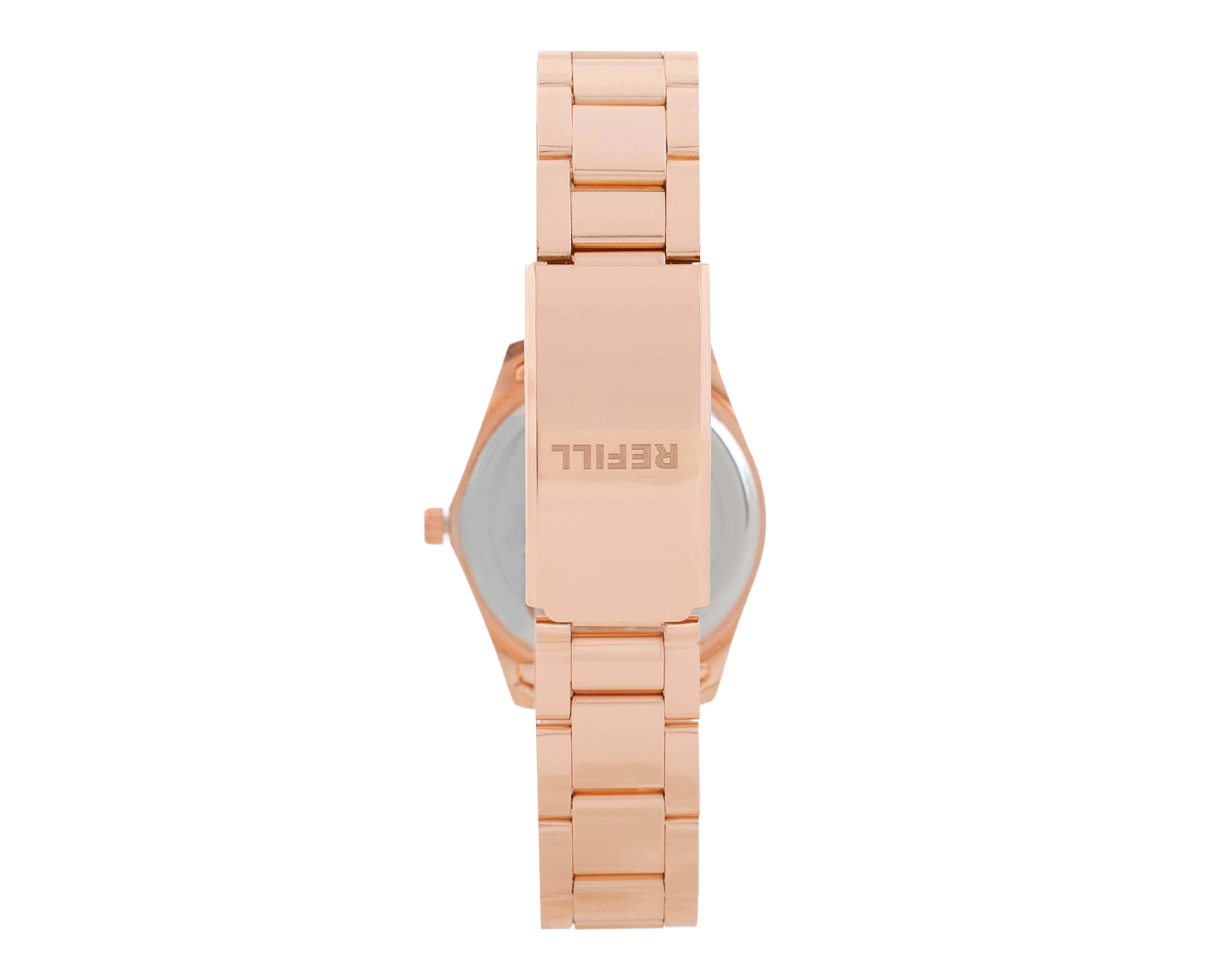 Foto 4 pulgar | Reloj para Mujer Refill Dorado RFL-D-70RG-24