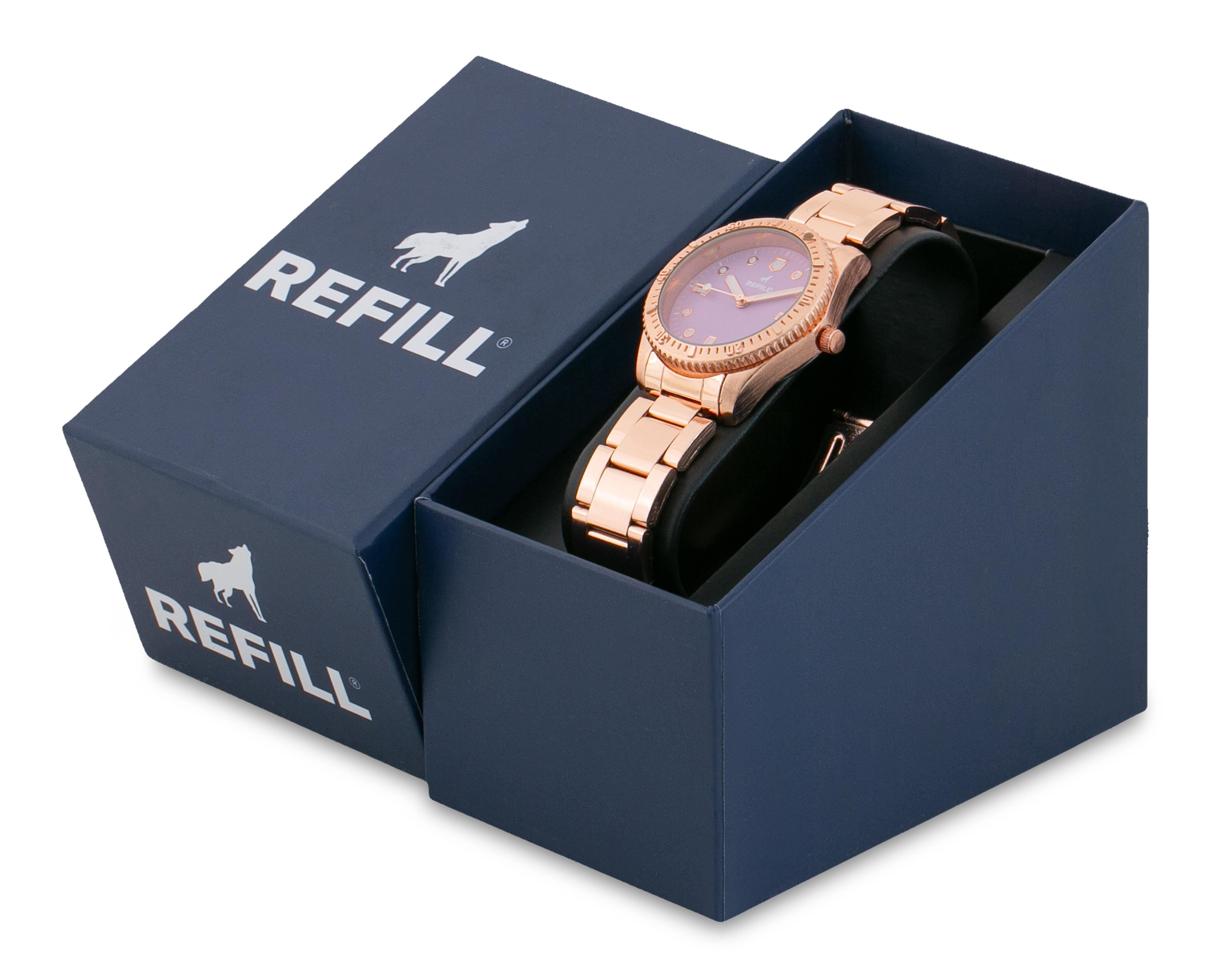 Foto 5 pulgar | Reloj para Mujer Refill Dorado RFL-D-70RG-24