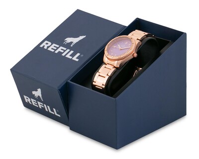 Foto 4 | Reloj para Mujer Refill Dorado RFL-D-70RG-24