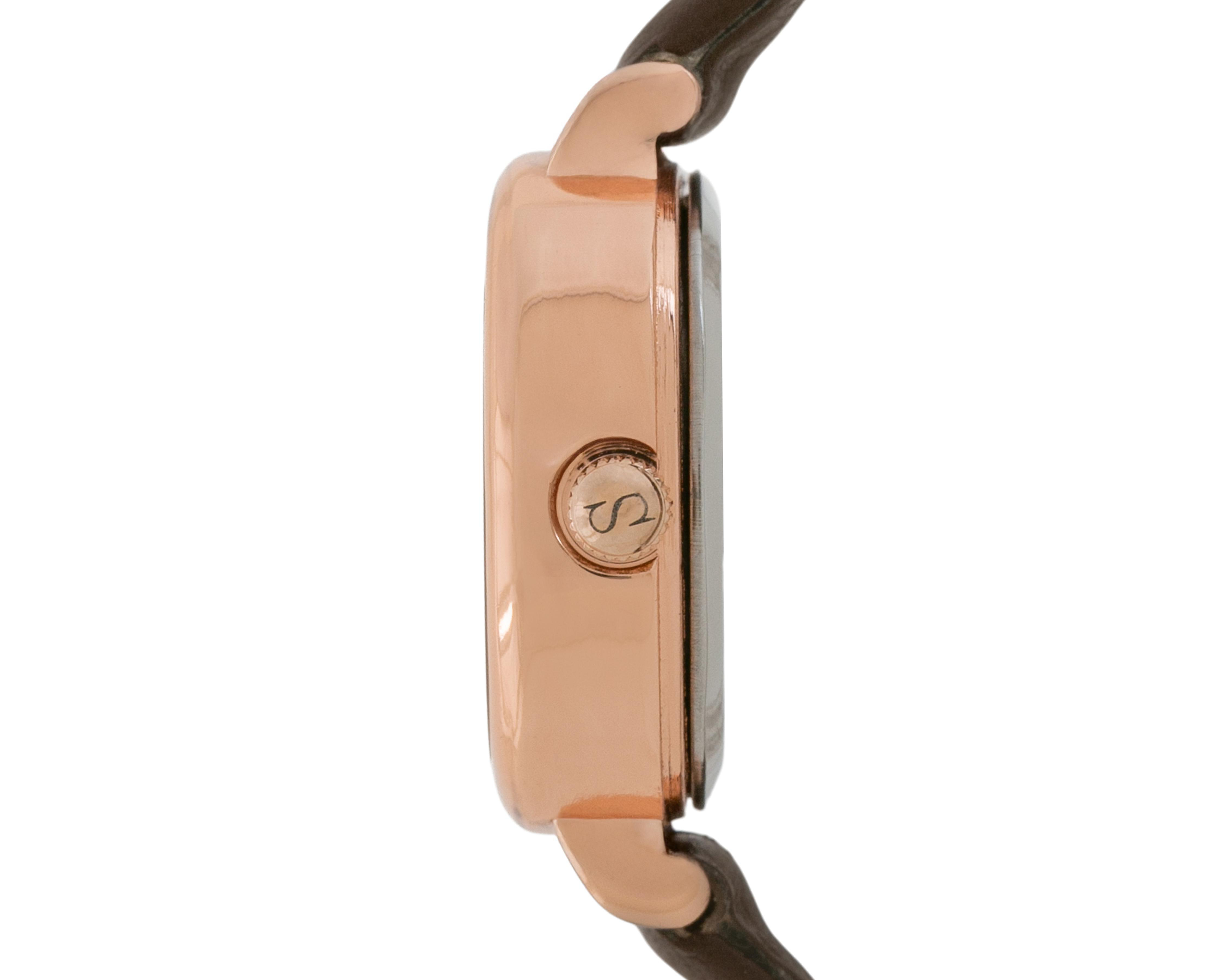 Foto 3 pulgar | Reloj para Mujer Sahara Café SHR-D-95BR-24