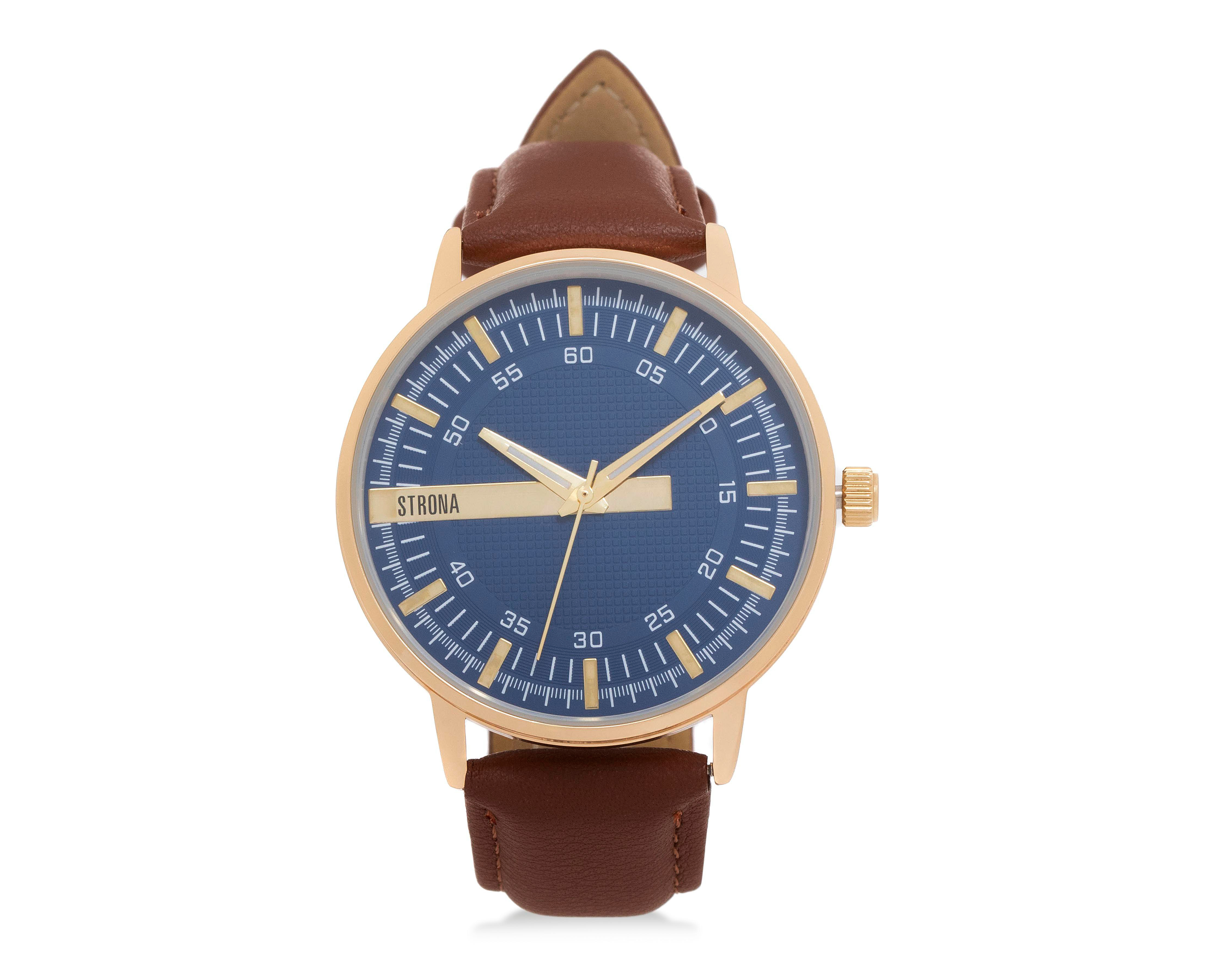 Reloj Strona para Hombre STN-C-58YG-24 Café