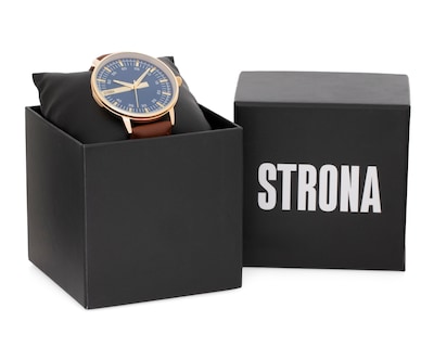 Foto 5 | Reloj Strona para Hombre STN-C-58YG-24 Café