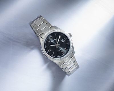 Foto 4 | Reloj para Hombre Casio Plateado MTP-1302D-1A1VVT