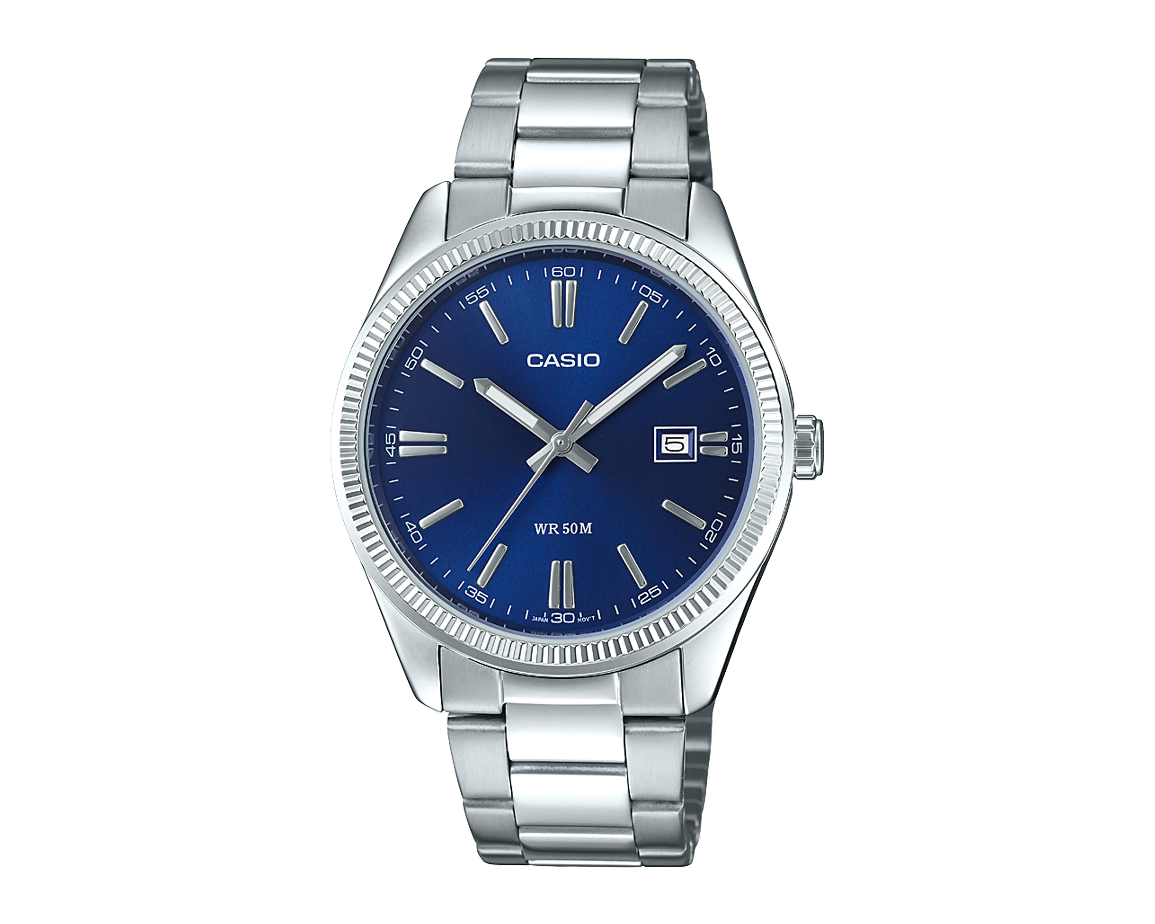 Reloj para Hombre Casio Plateado MTP-1302D-2AVVT