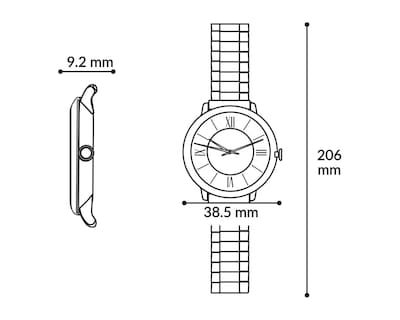 Foto 6 | Reloj para Hombre Casio Plateado MTP-1302D-2AVVT
