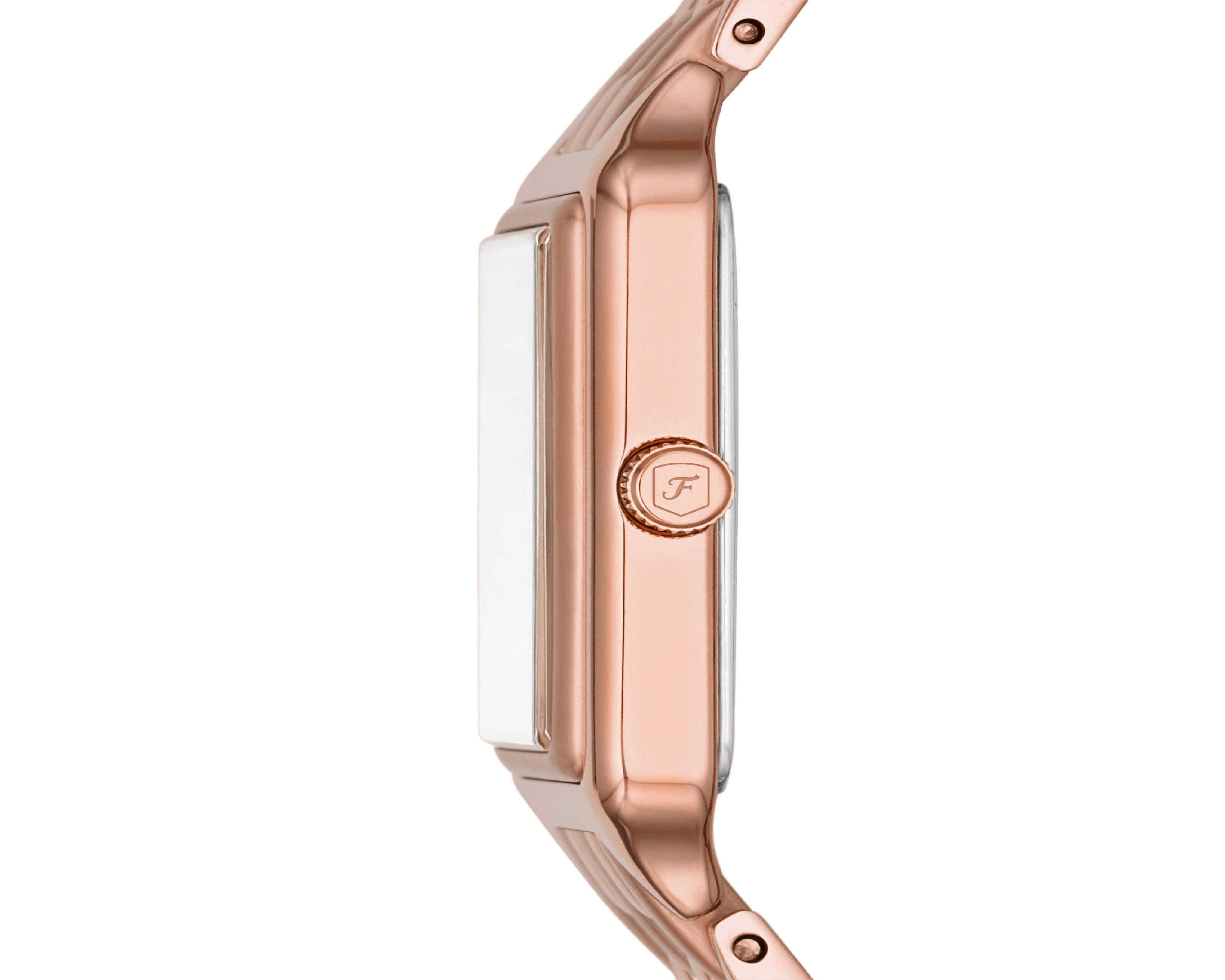 Foto 3 pulgar | Reloj para Mujer Fossil Oro Rosa ES5271