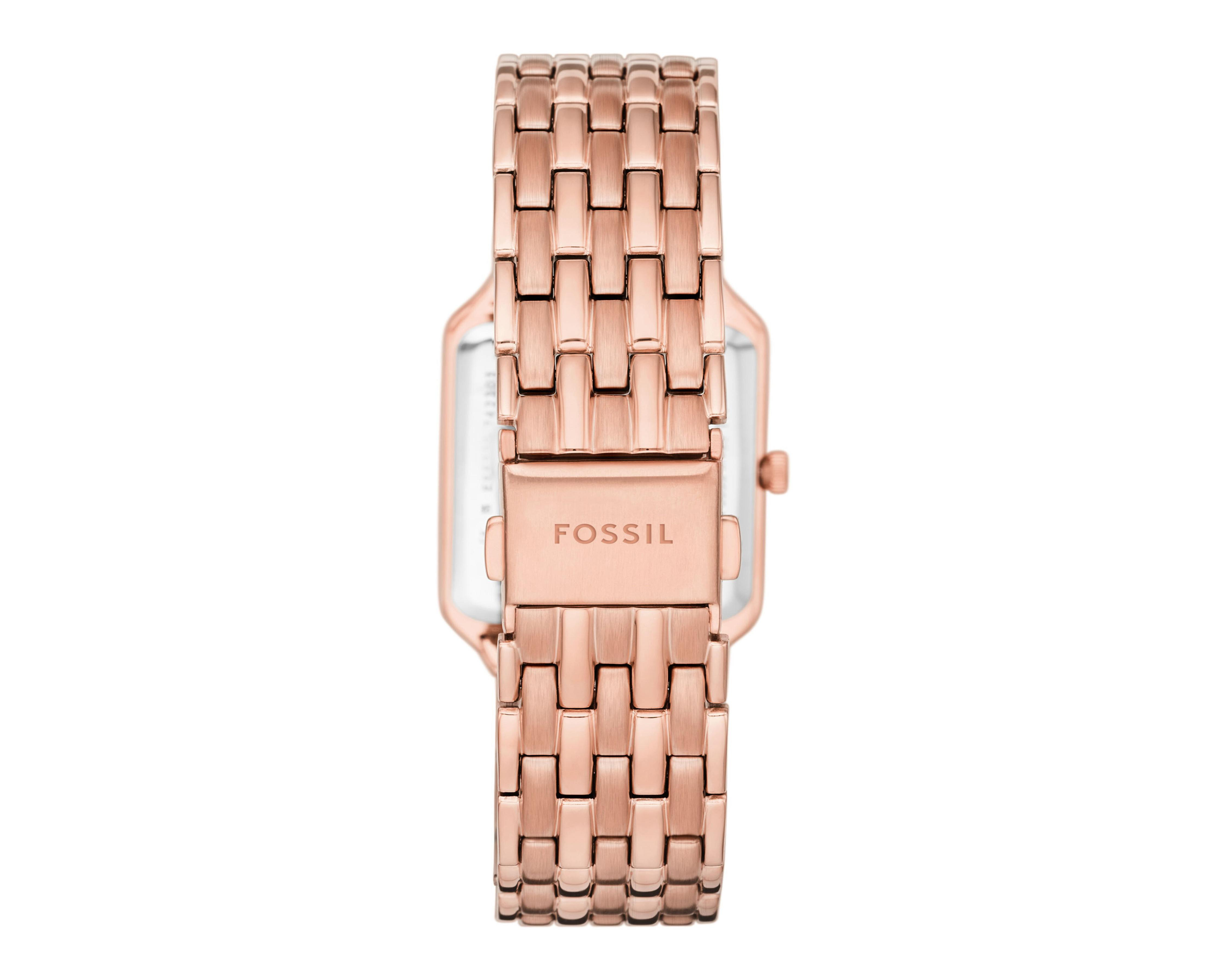 Foto 4 pulgar | Reloj para Mujer Fossil Oro Rosa ES5271