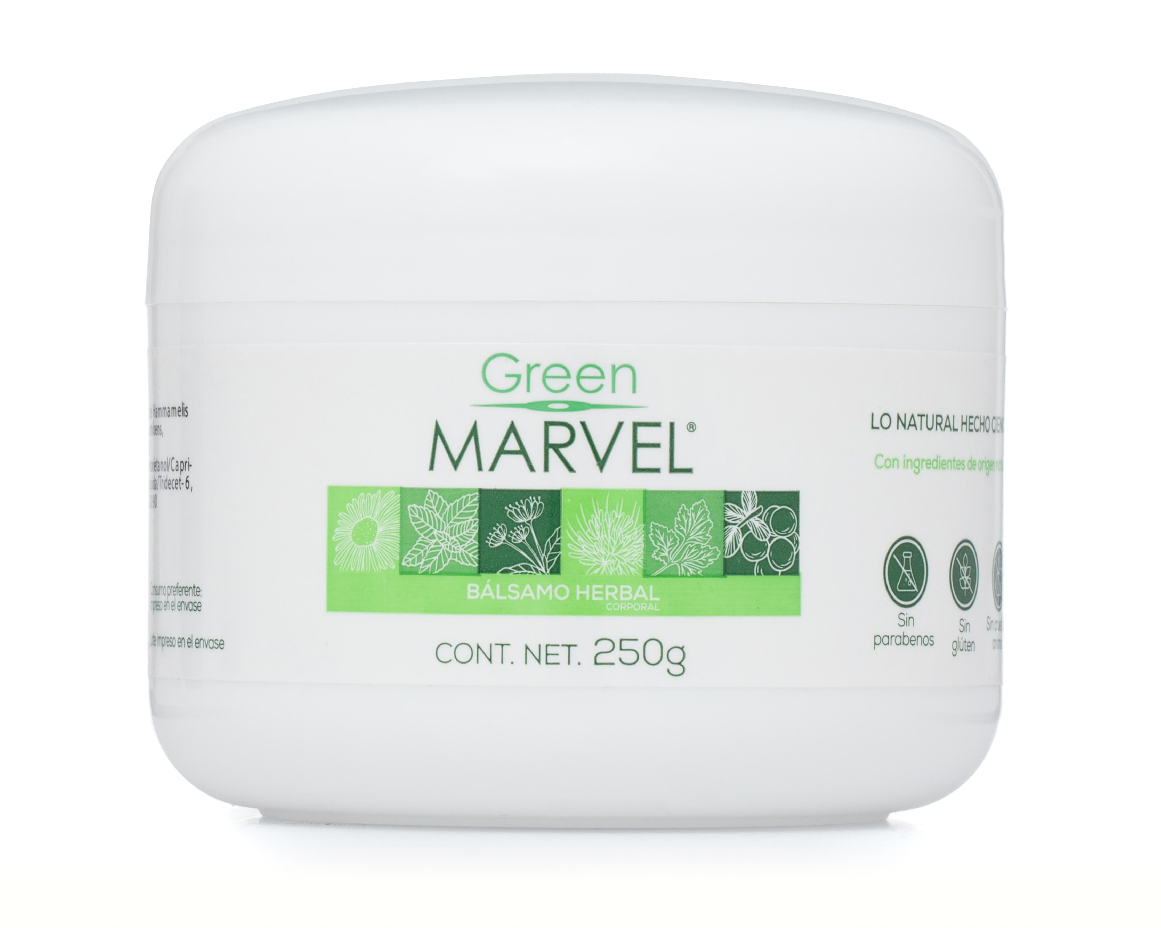 Foto 3 pulgar | Bálsamo Herbal Corporal Inova Green Marvel 250 g