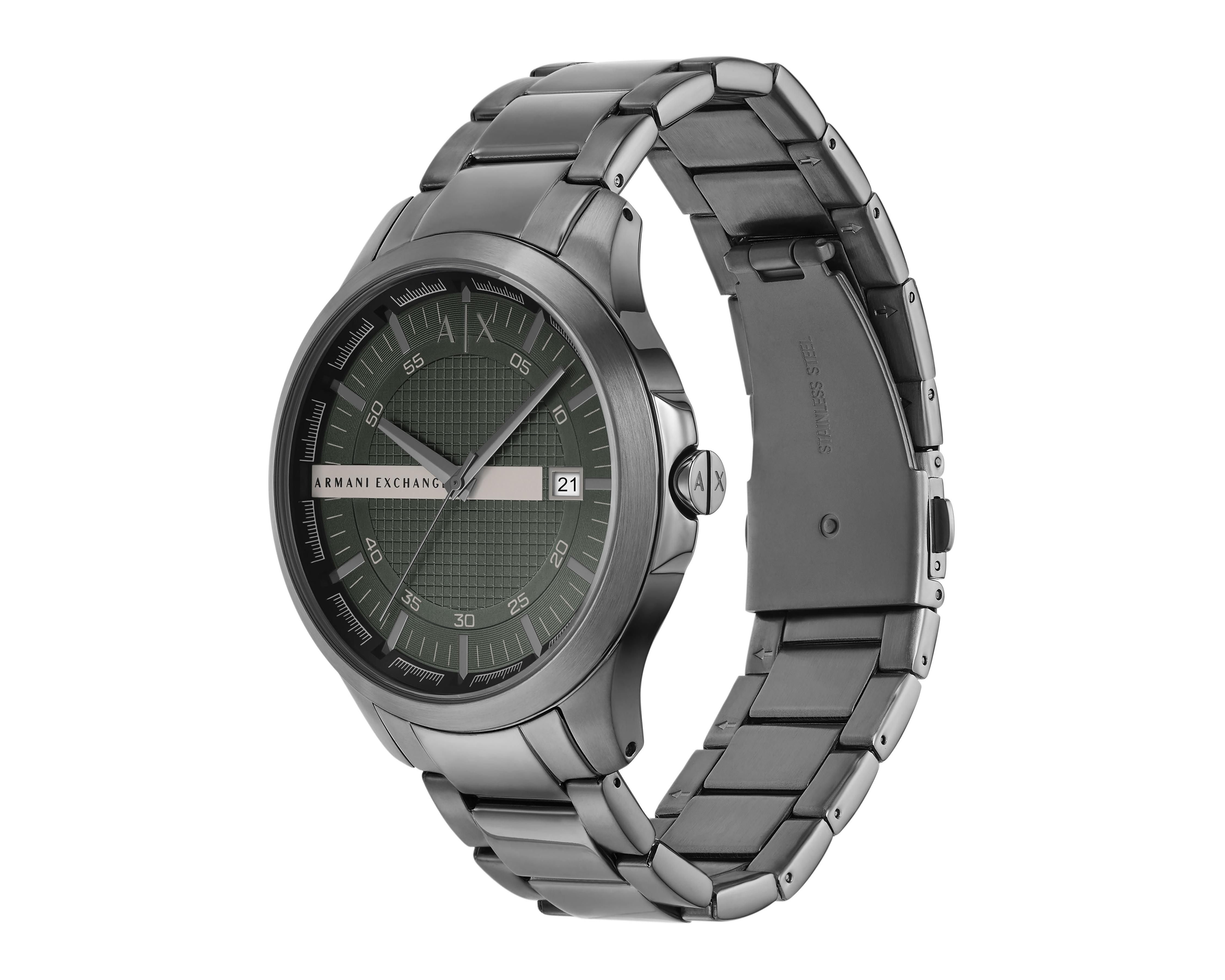 Foto 5 pulgar | Reloj para Hombre Armani Exchange Gunmetal Hampton