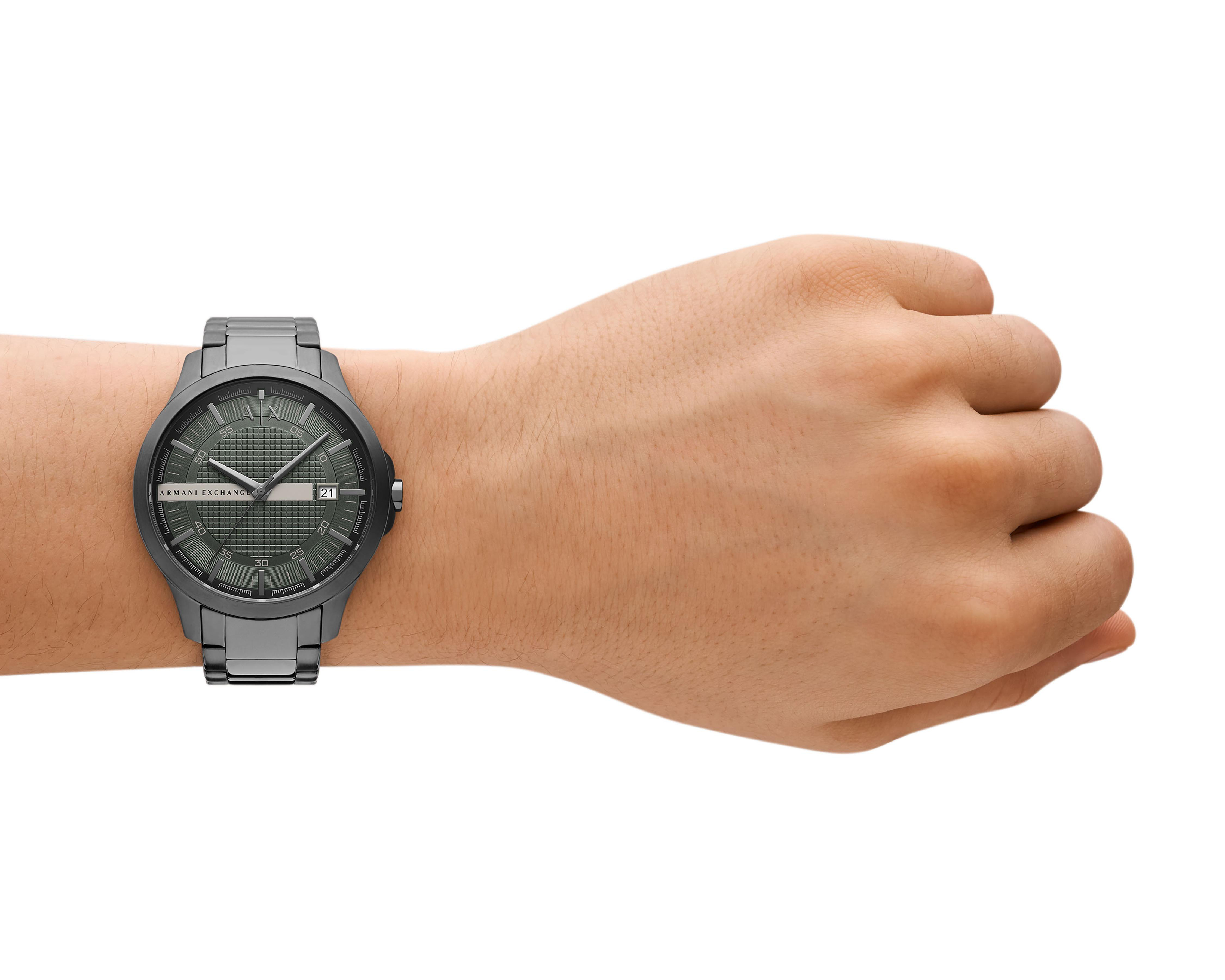 Foto 6 pulgar | Reloj para Hombre Armani Exchange Gunmetal Hampton