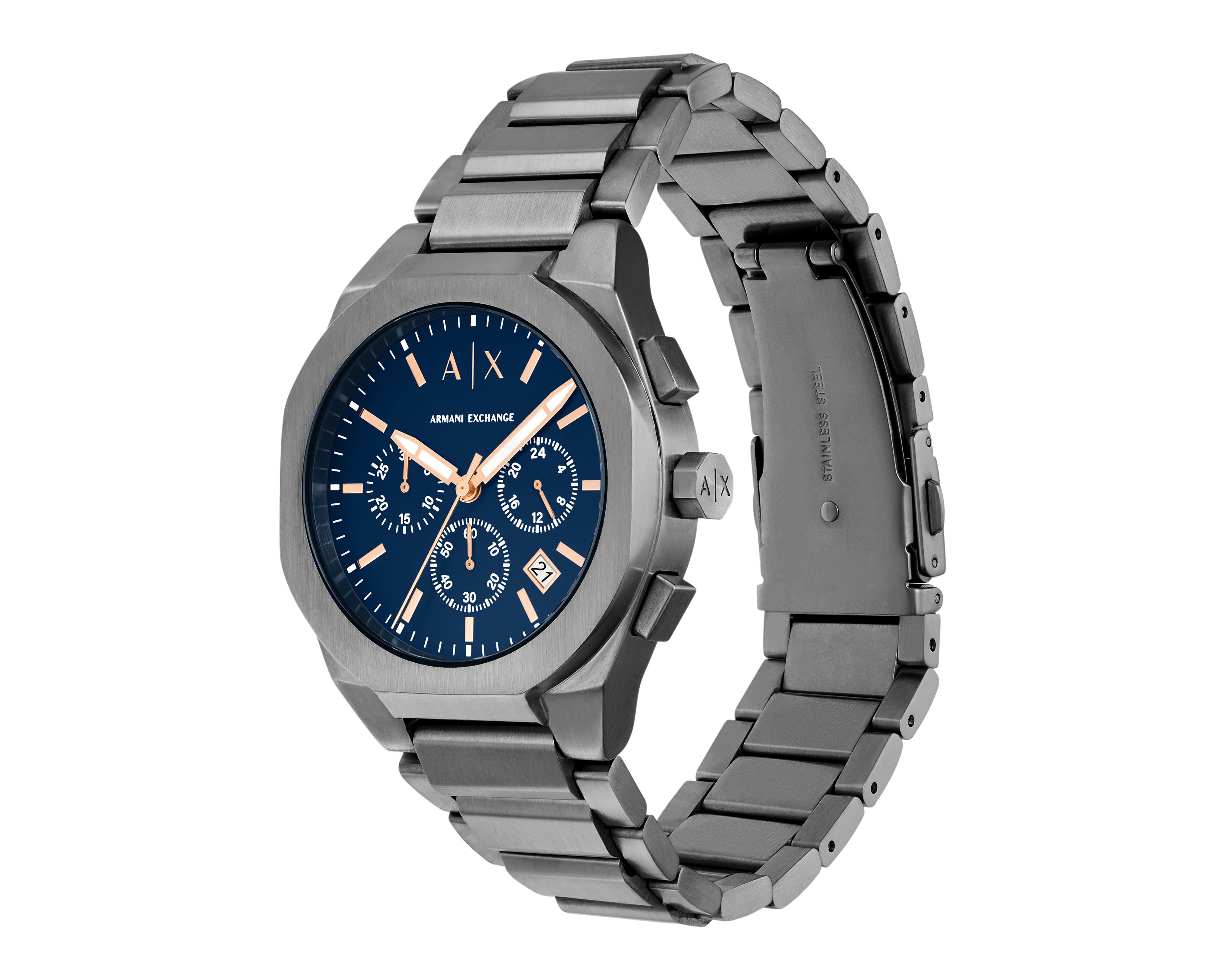 Foto 5 pulgar | Reloj para Hombre Armani Exchange Gunmetal Rafael