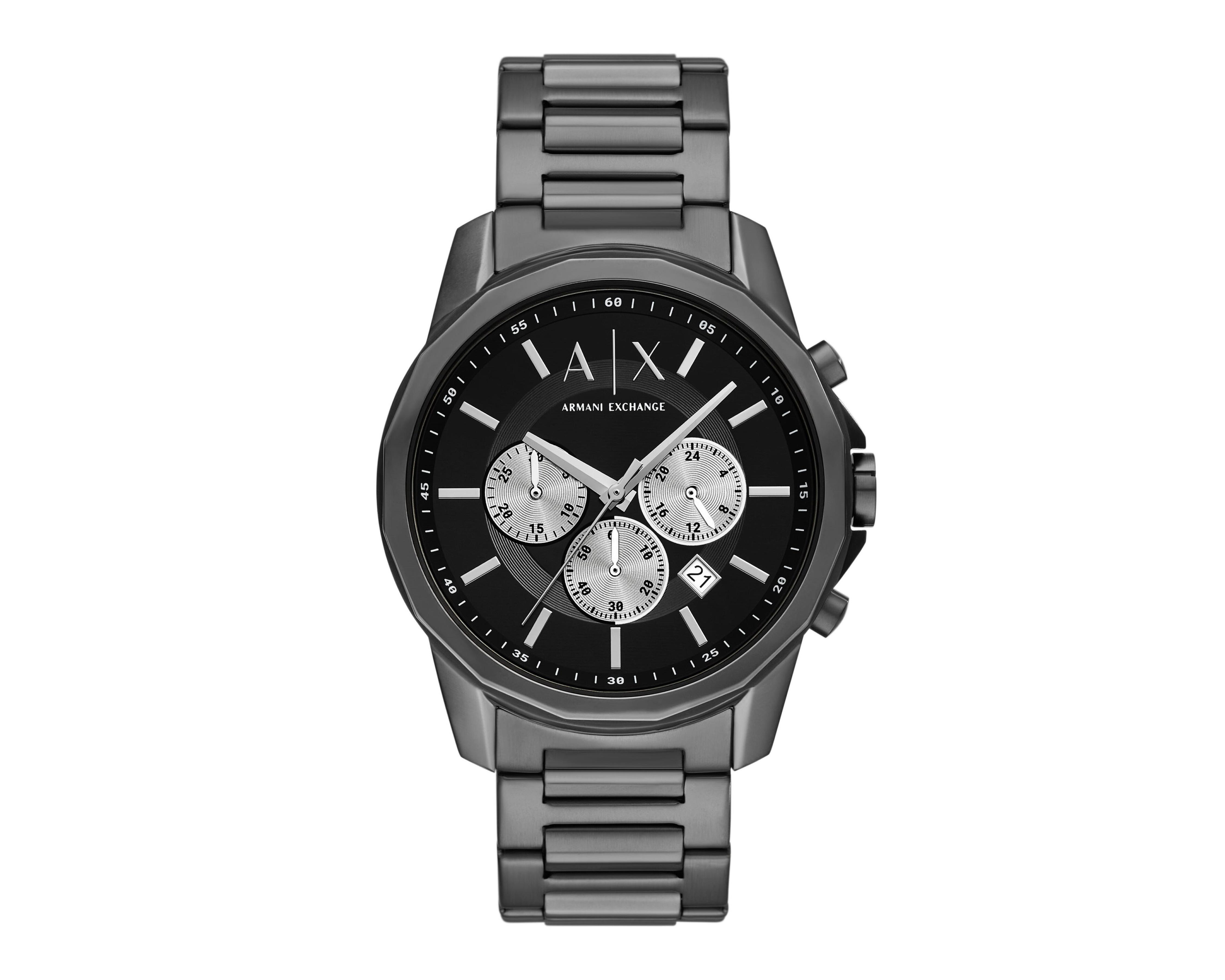 Foto 2 pulgar | Reloj para Hombre Armani Exchange Gunmetal Banks