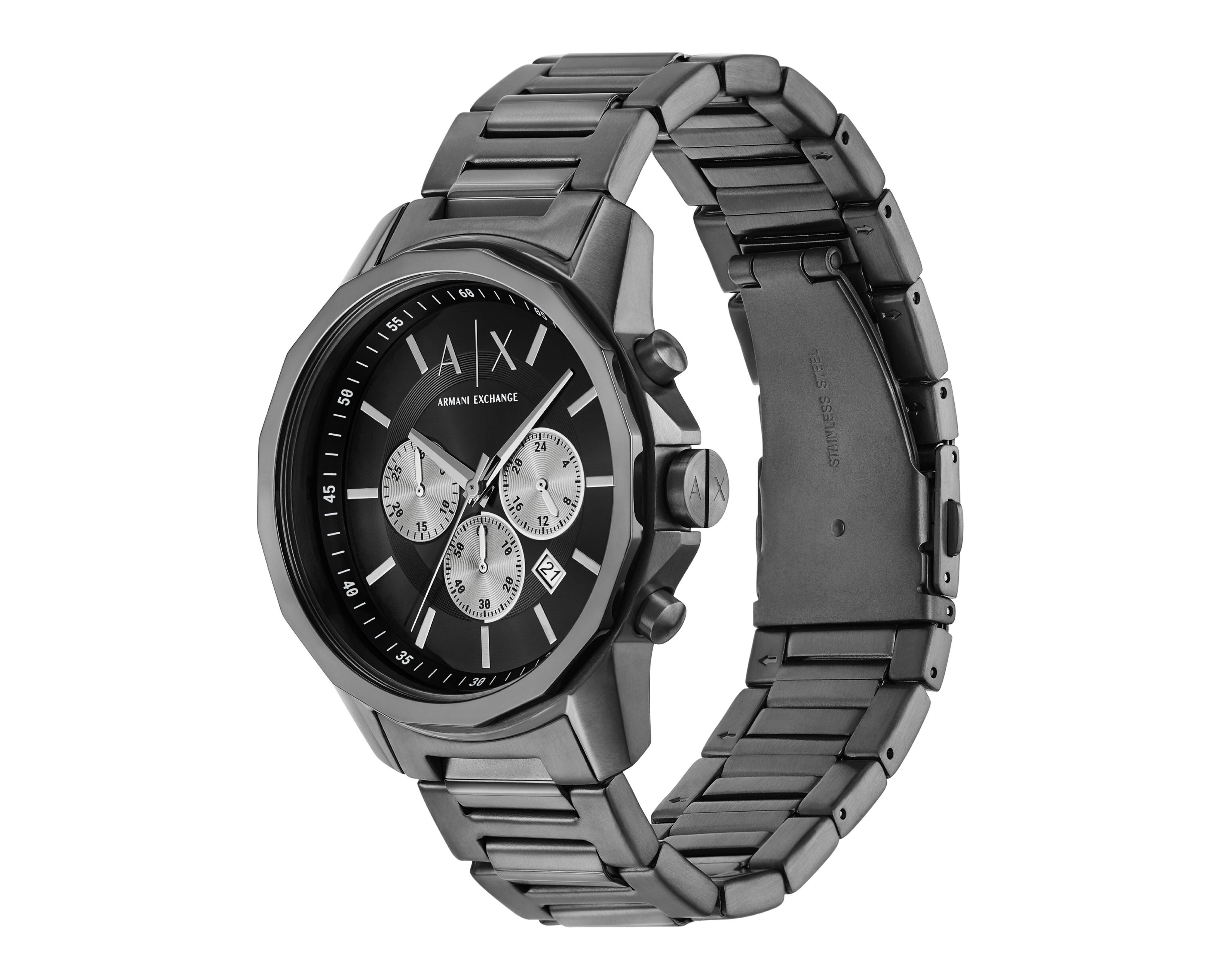 Foto 5 pulgar | Reloj para Hombre Armani Exchange Gunmetal Banks