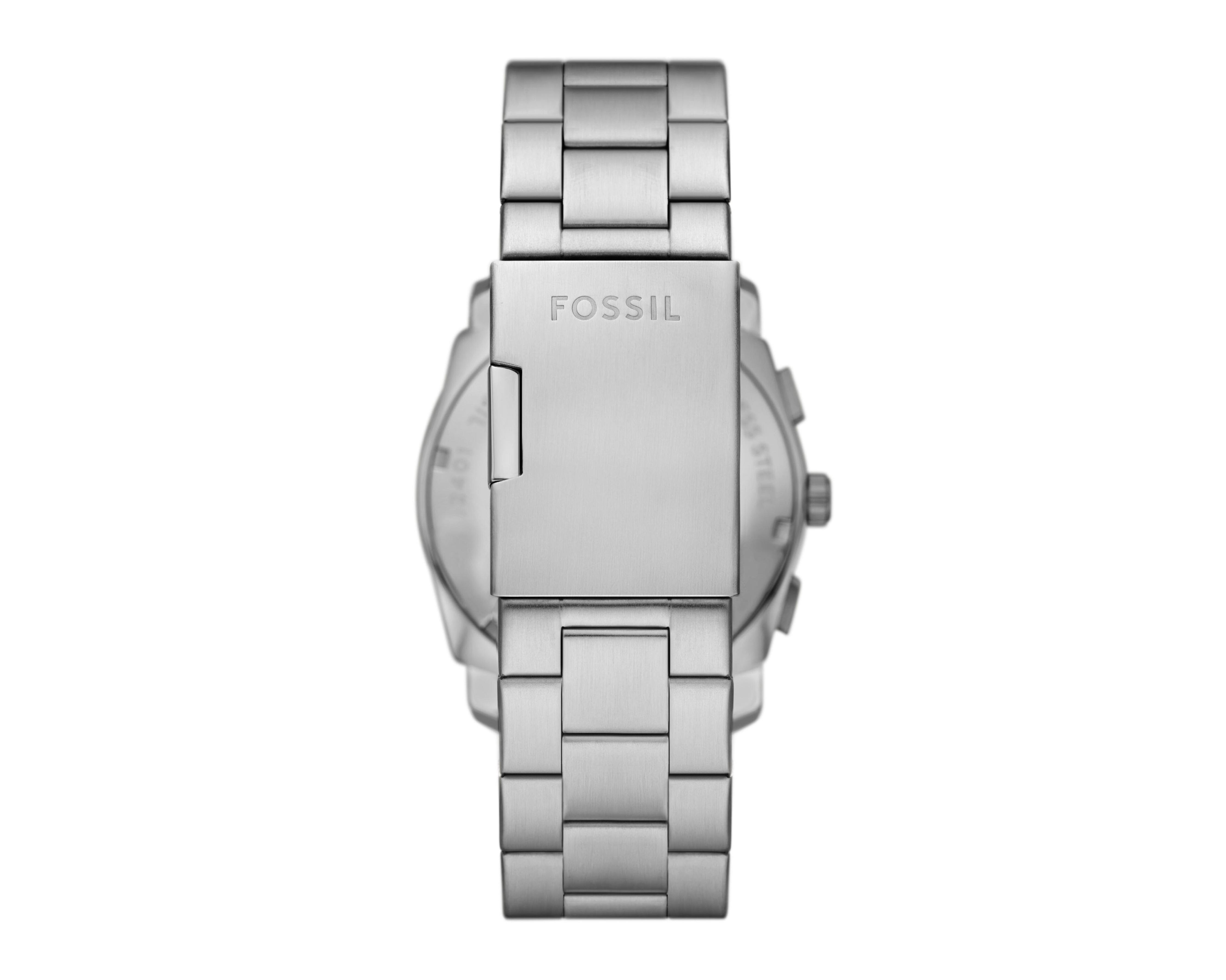 Foto 4 pulgar | Reloj para Hombre Fossil Plateado FS6079