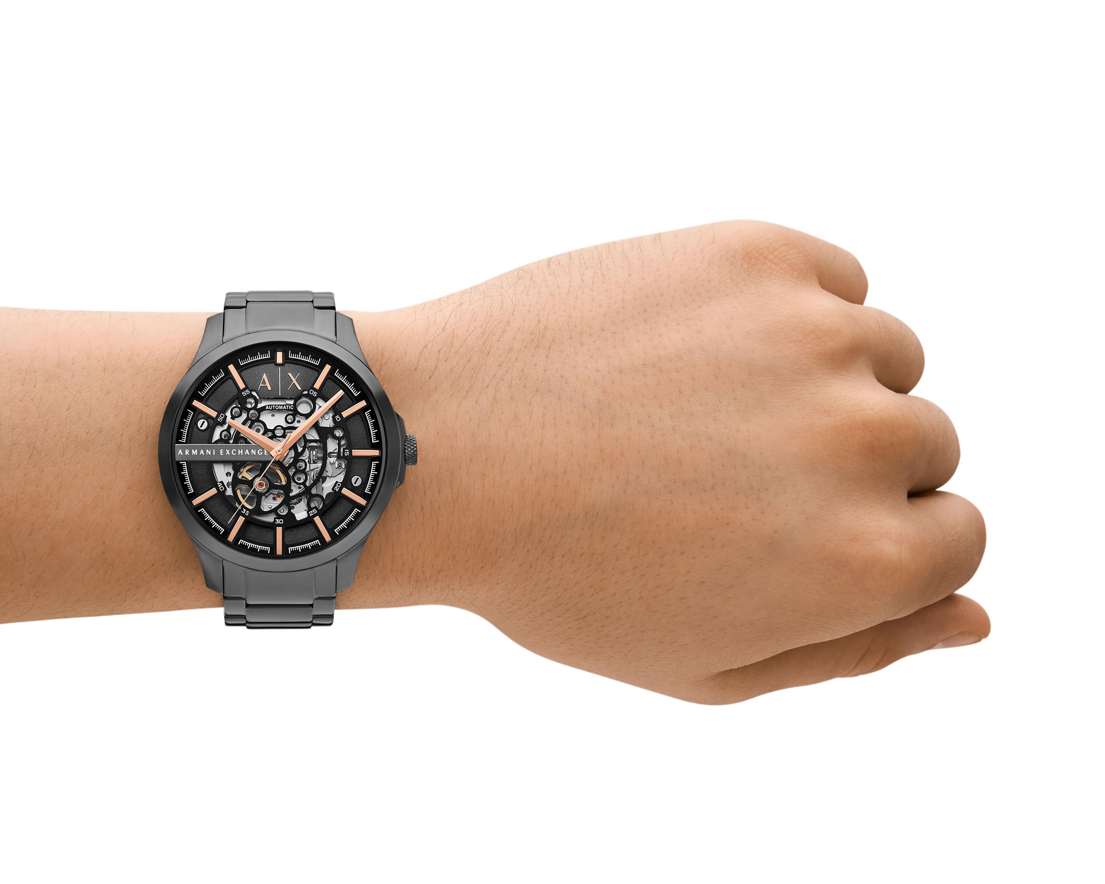 Foto 6 pulgar | Reloj para Hombre Armani Exchange Gunmetal Hampton