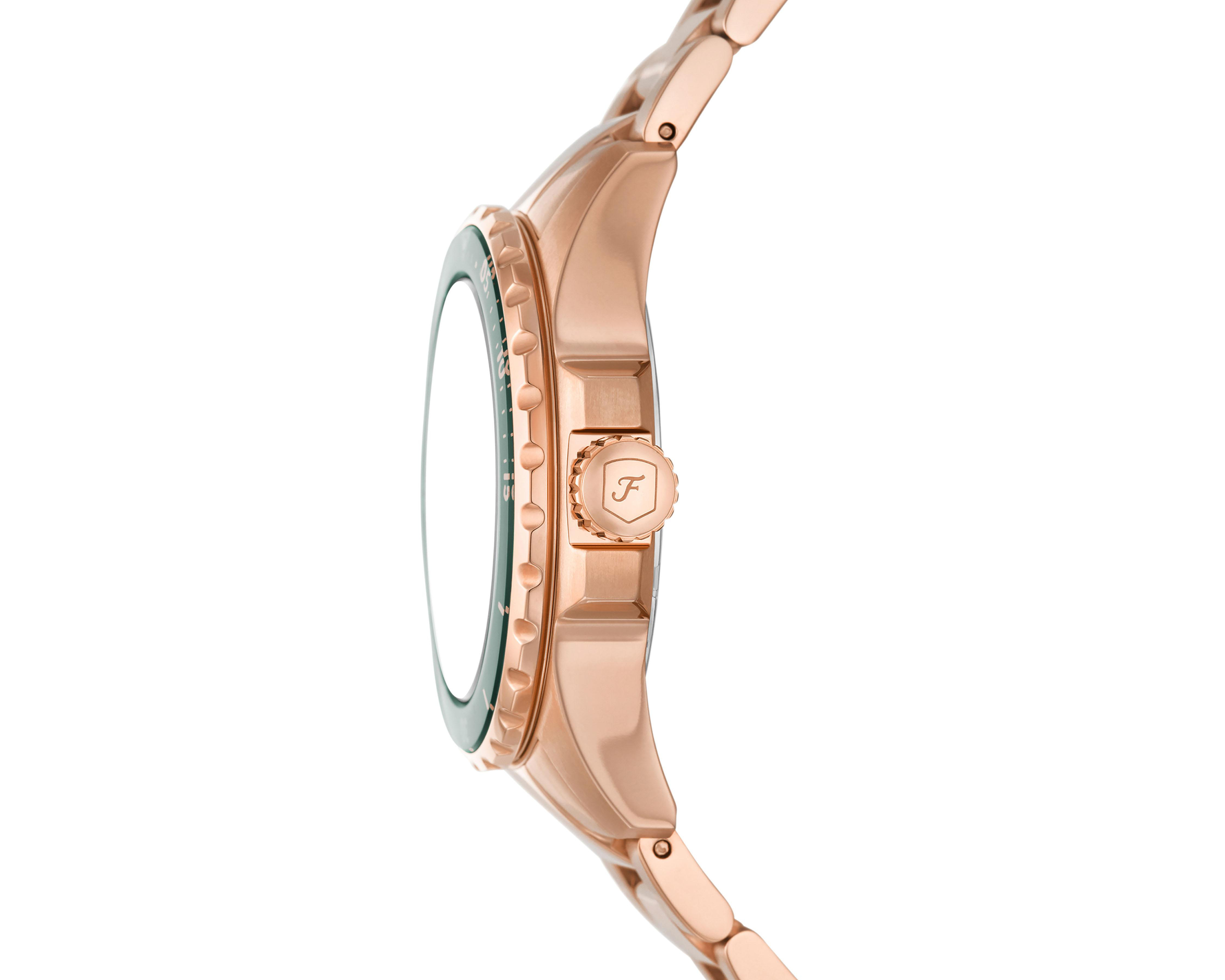 Foto 3 pulgar | Reloj para Mujer Fossil Oro Rosa ES5371