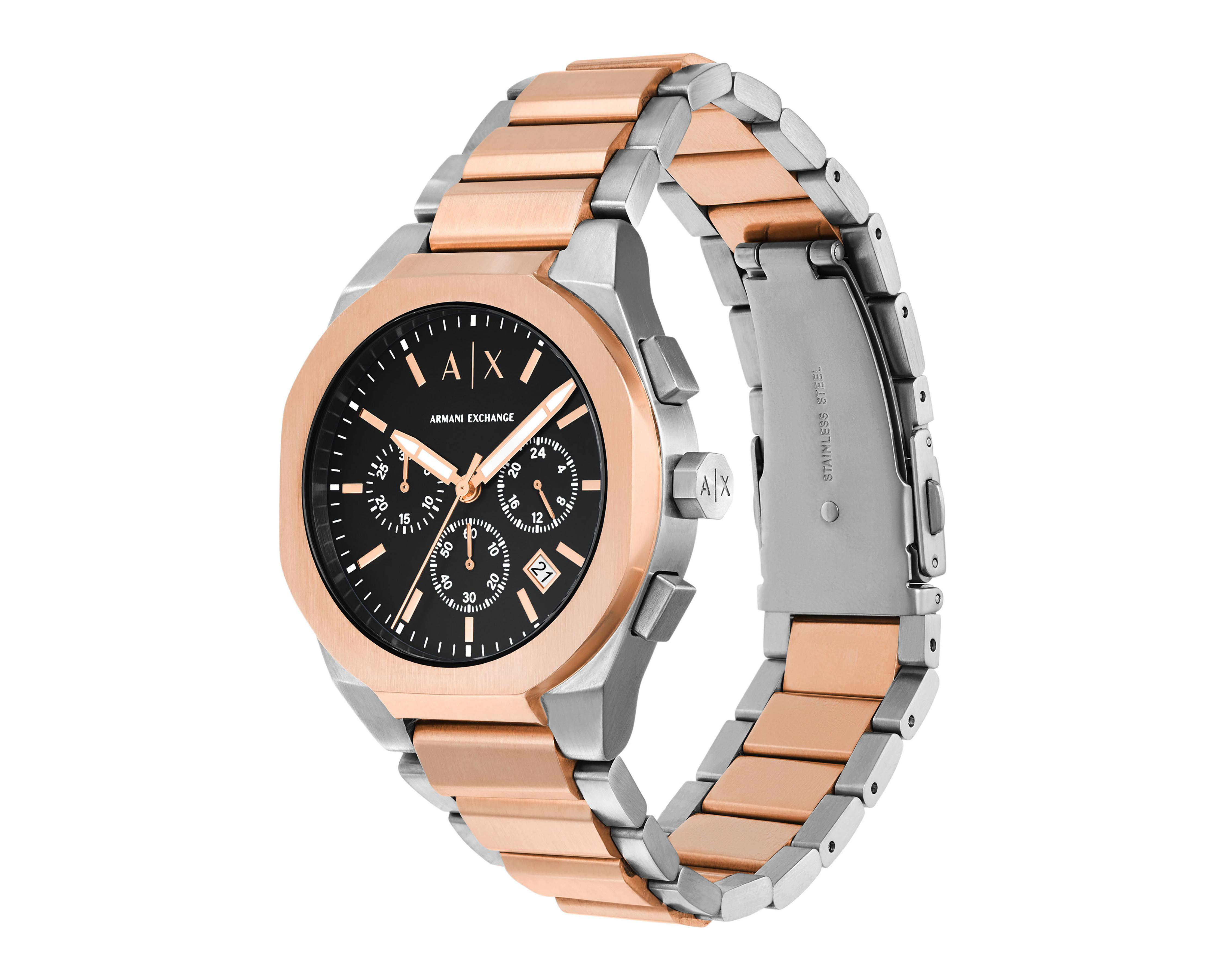 Foto 5 pulgar | Reloj para Hombre Armani Exchange Rose Gold y Plateado Rafael