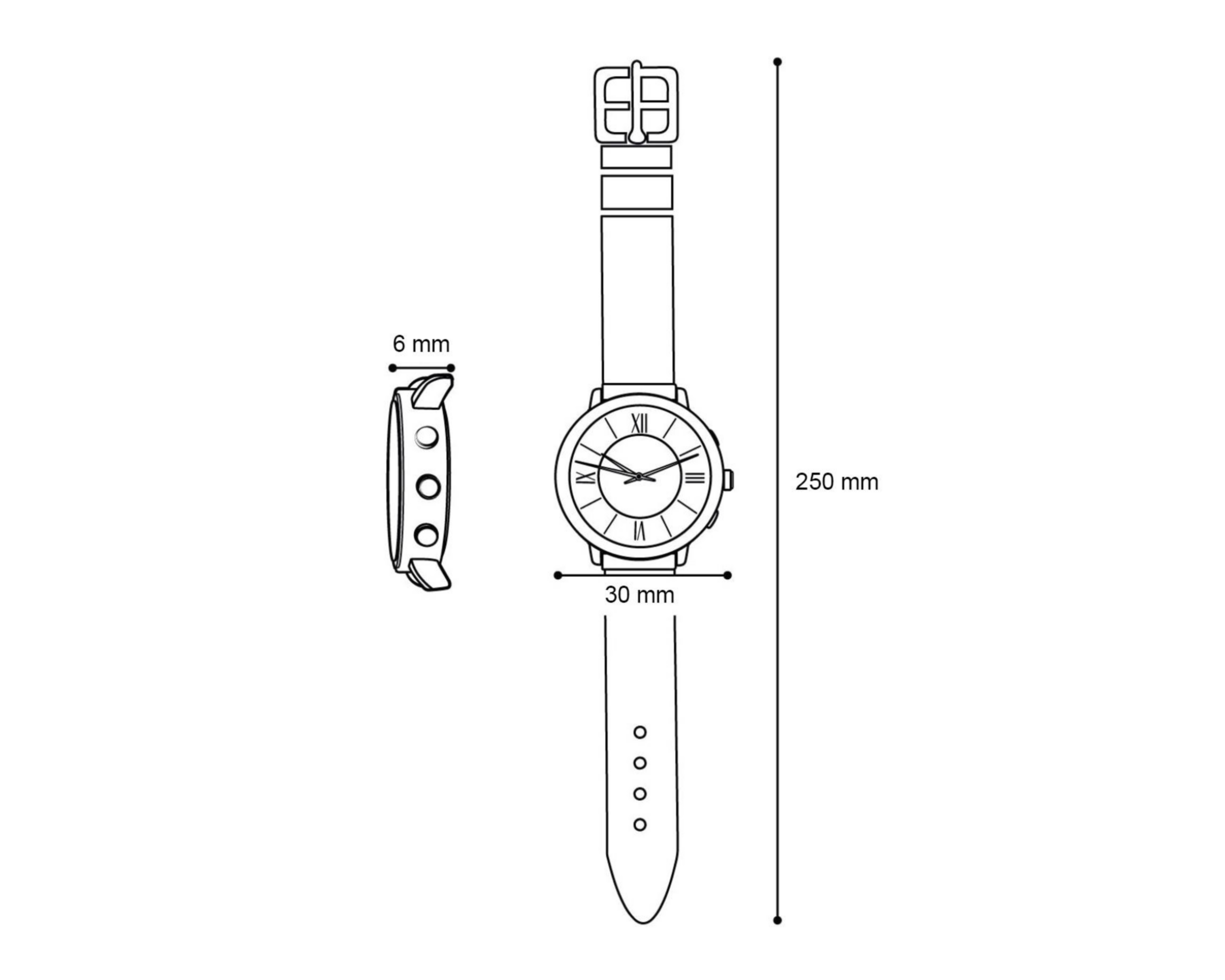 Foto 7 pulgar | Reloj Strona para Mujer STN-LA21SS-24 Plateado