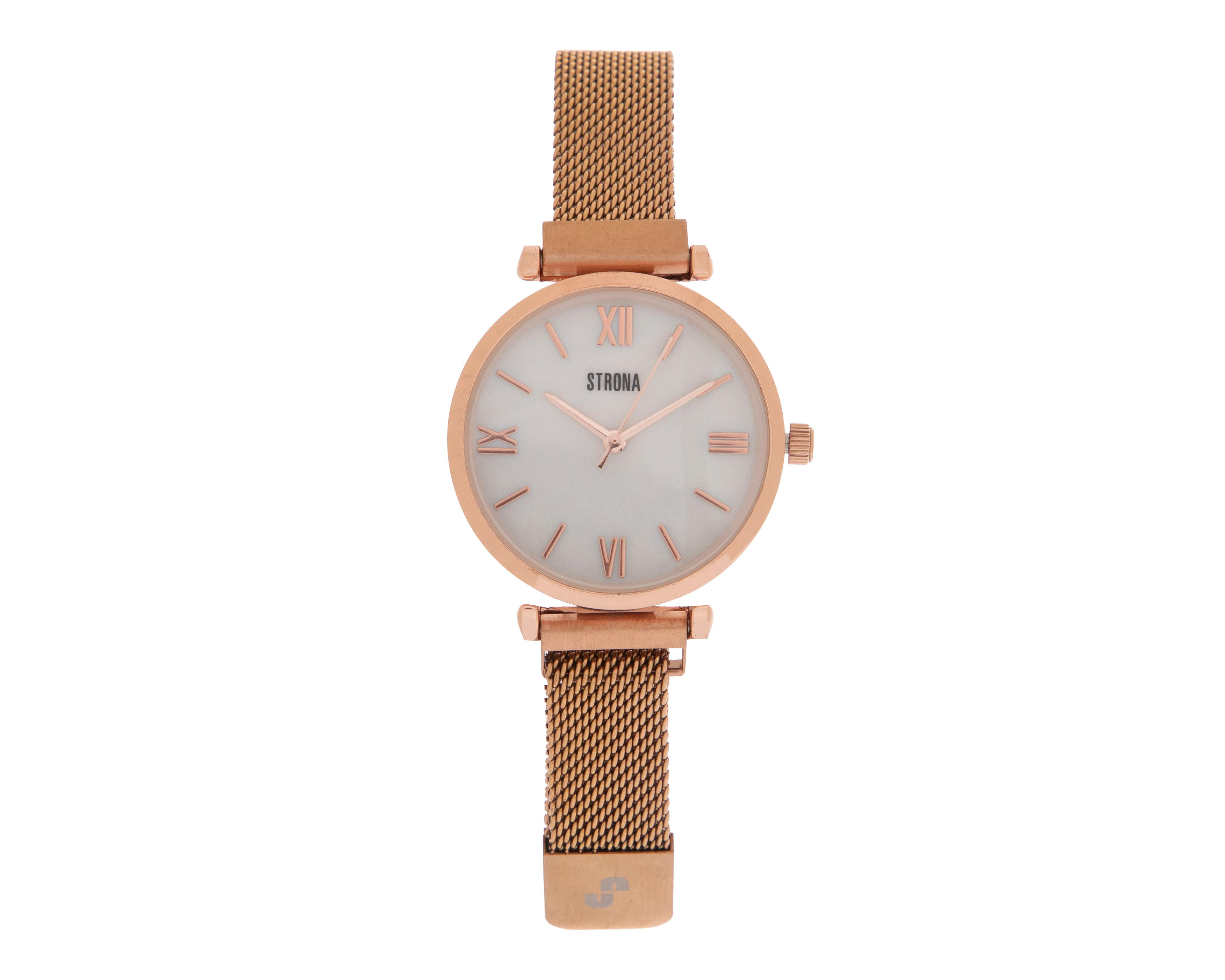 Foto 2 pulgar | Reloj Strona para Mujer STN-LA21RG-24 Oro Rosa