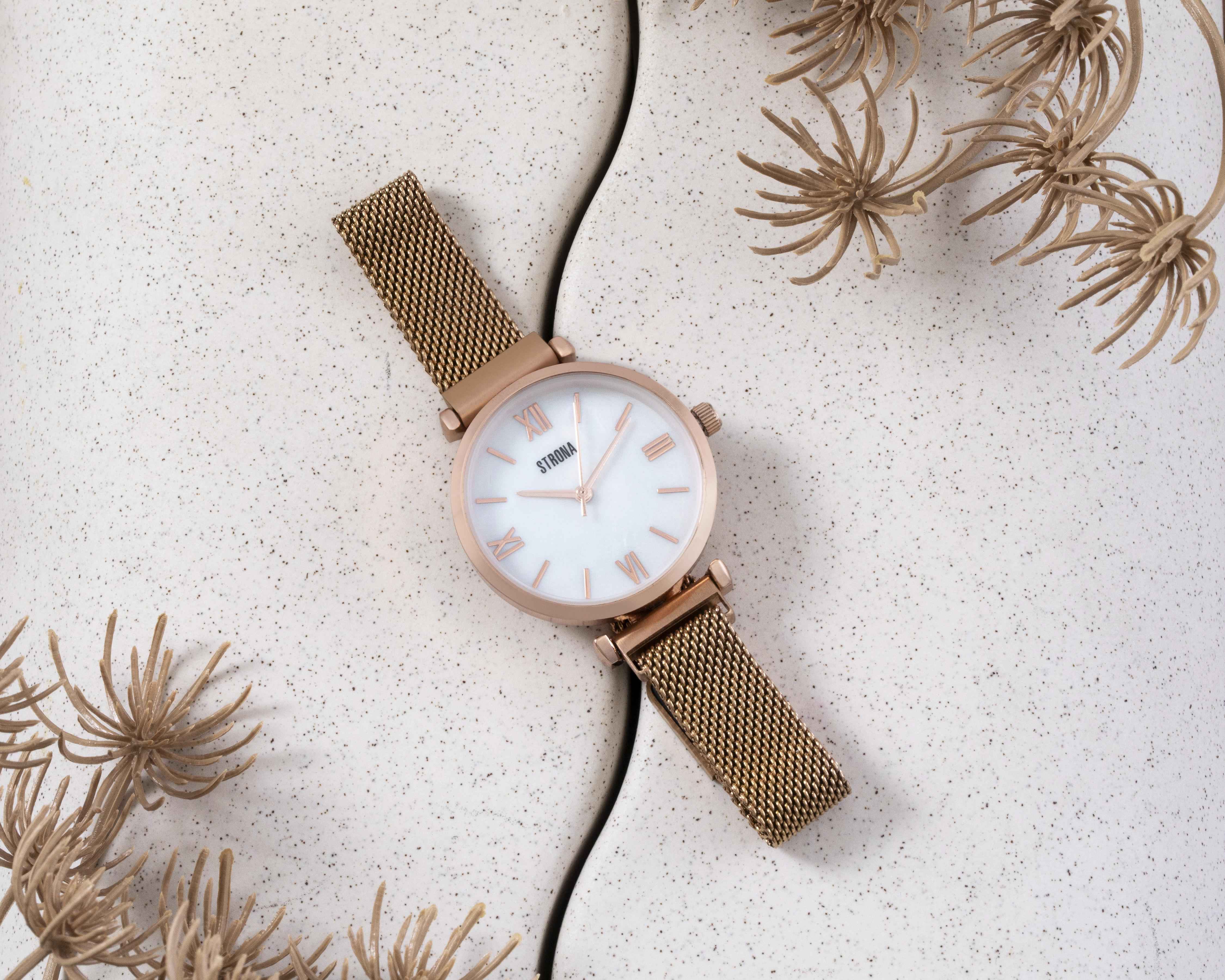 Foto 6 pulgar | Reloj Strona para Mujer STN-LA21RG-24 Oro Rosa