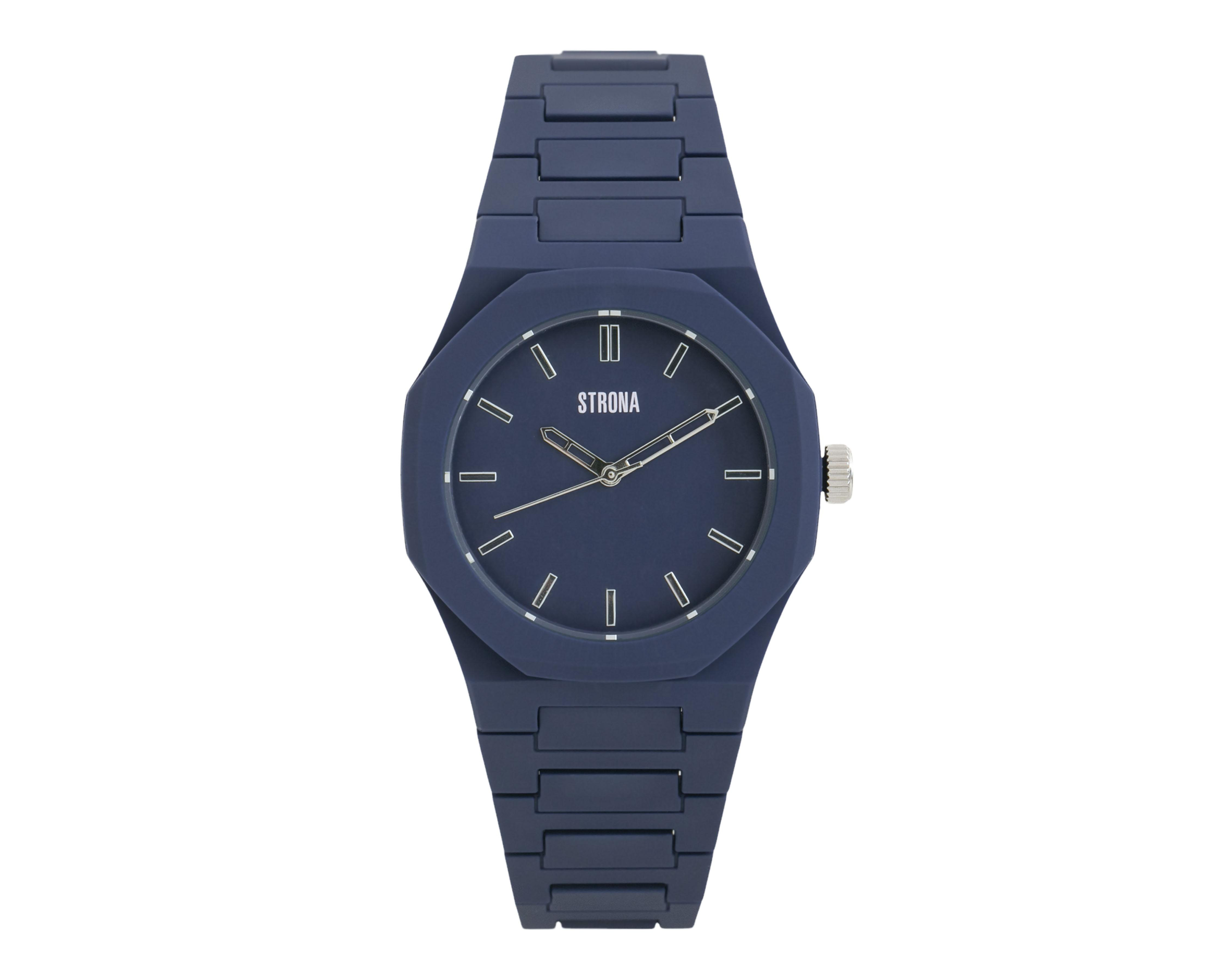 Reloj para Mujer Strona Azul Marino STN-GNLBL-24