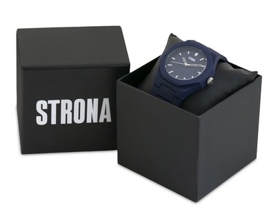 Foto 4 | Reloj para Hombre Strona Azul Marino STN-GNLBL-24