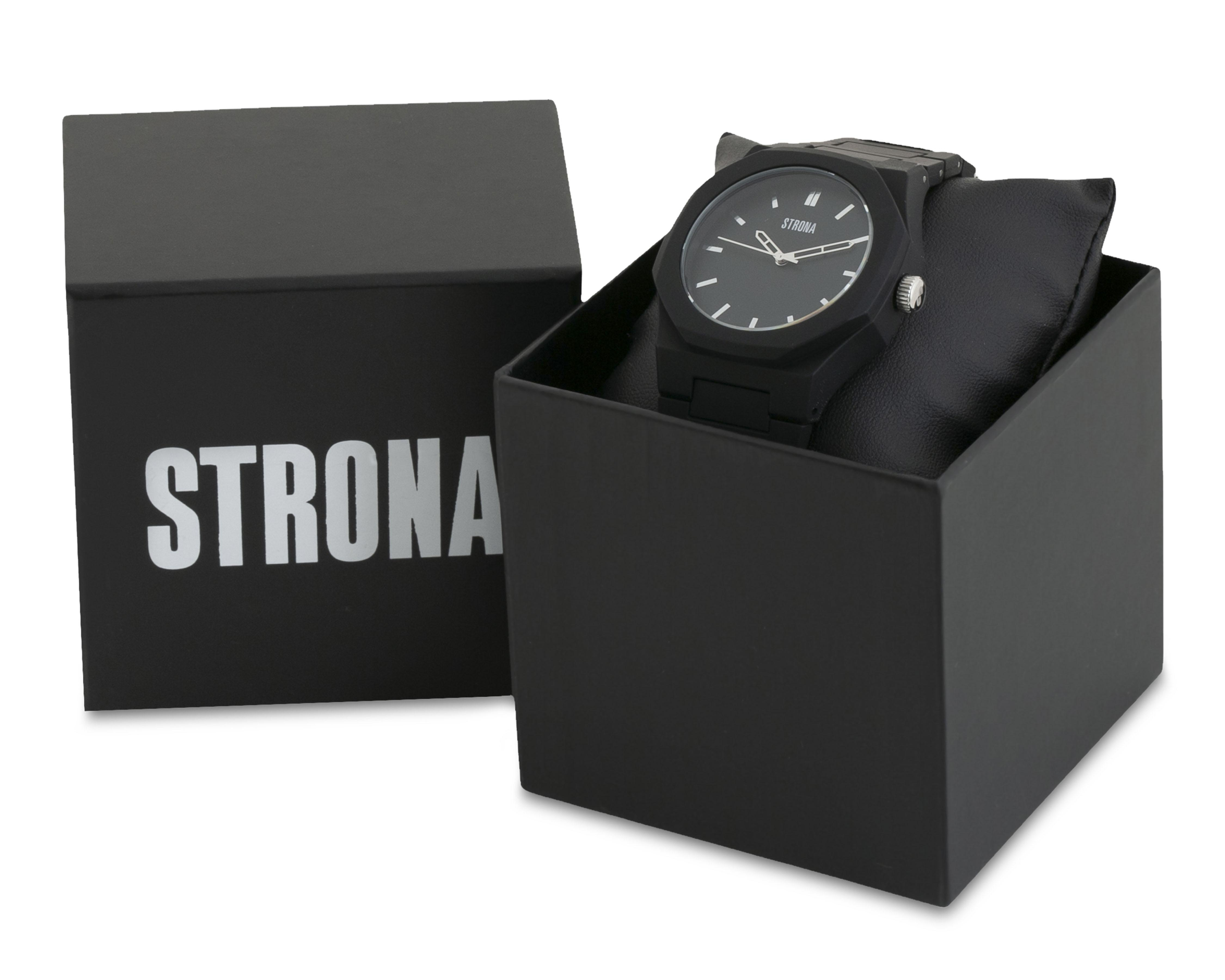 Foto 4 | Reloj para Hombre Strona Negro STN-GNLBK-24
