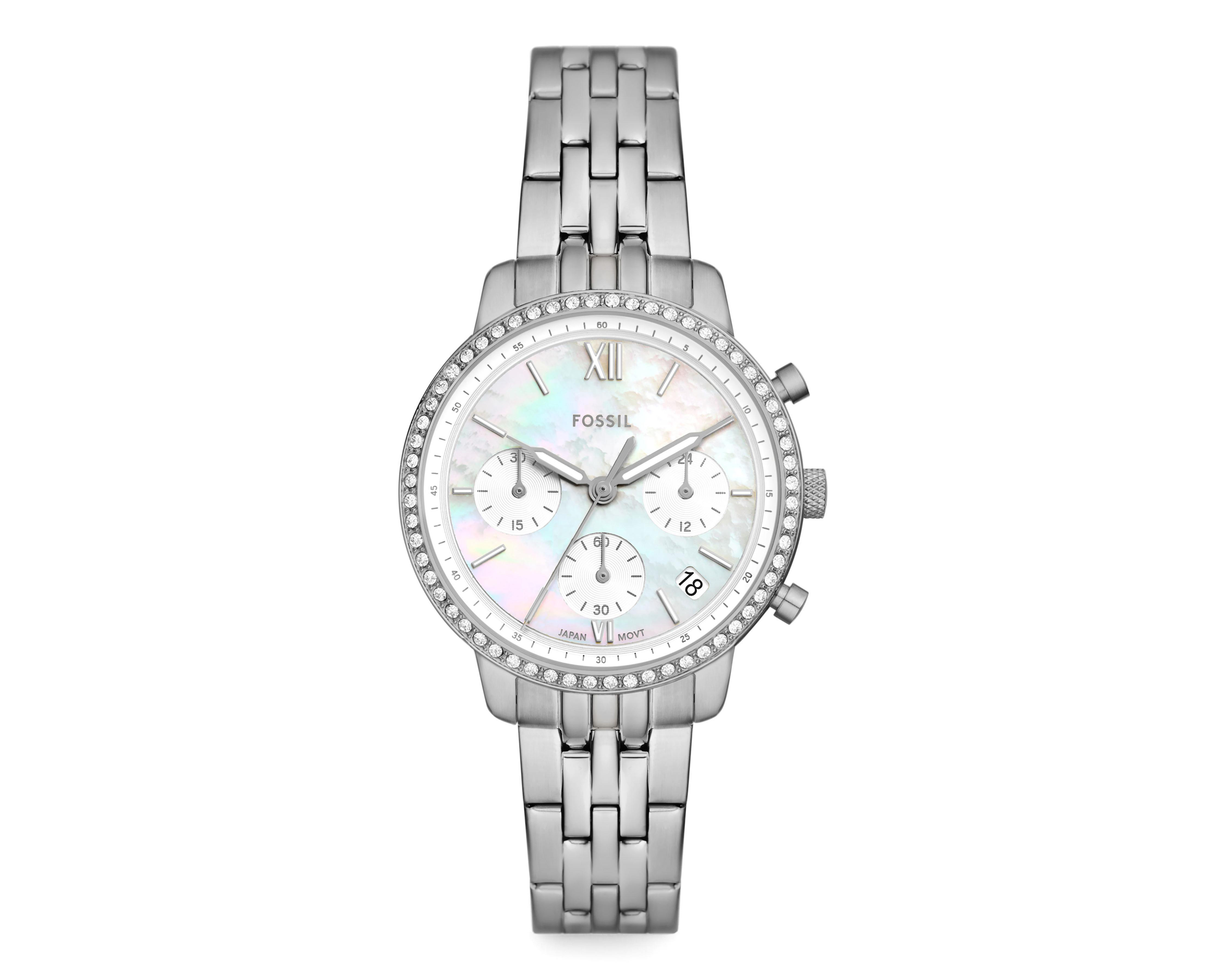 Reloj para Mujer Fossil Plateado ES5357