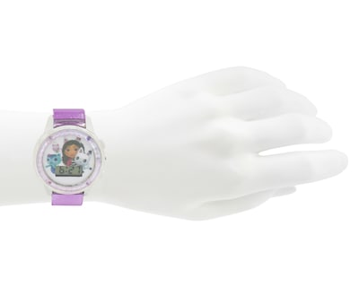 Foto 7 | Reloj para Niña Gabby´s Dollhouse Morado con Pulseras